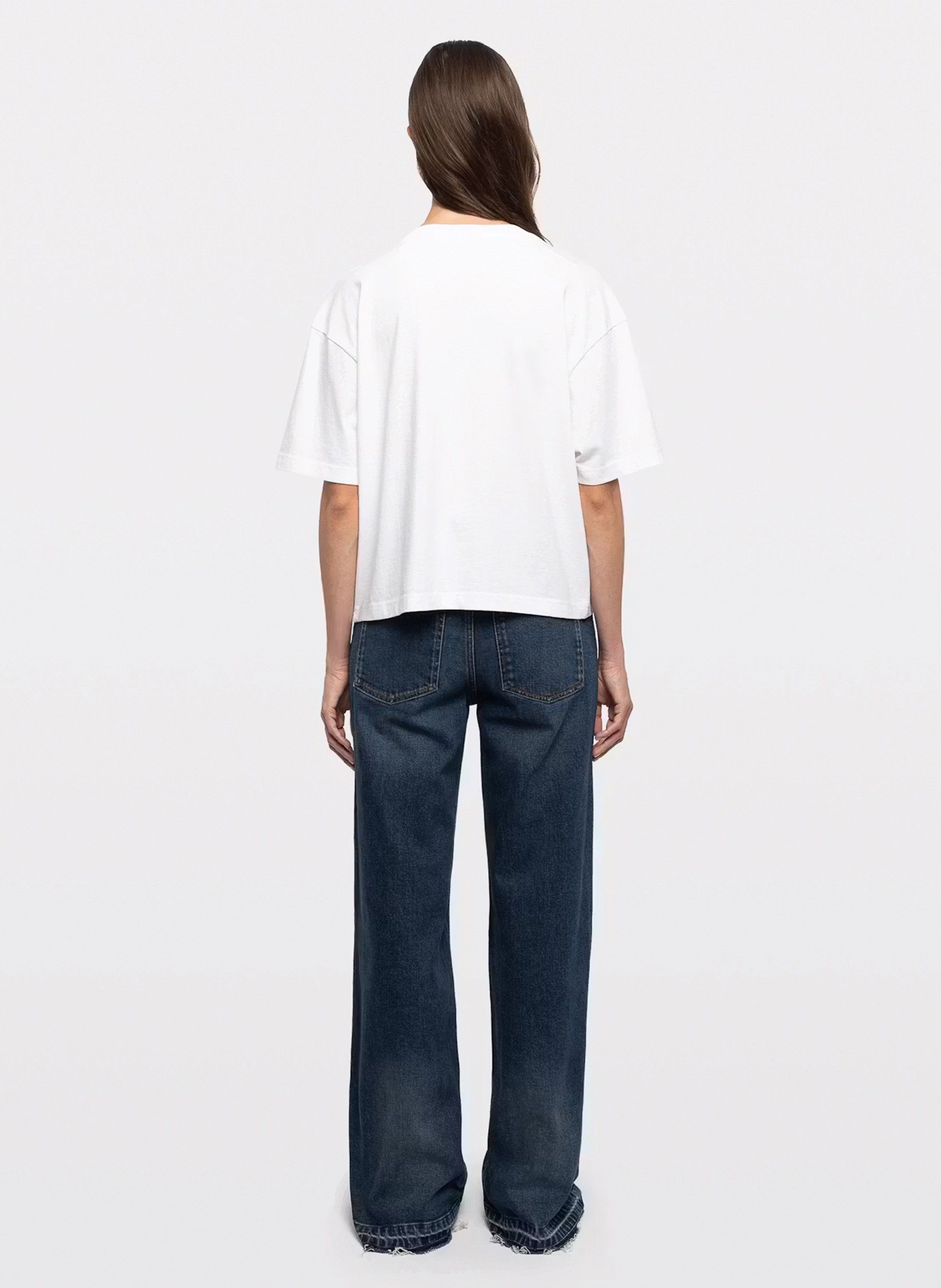 Gerade geschnittenes T-Shirt aus Baumwolle ZADIG&VOLTAIRE Weiss