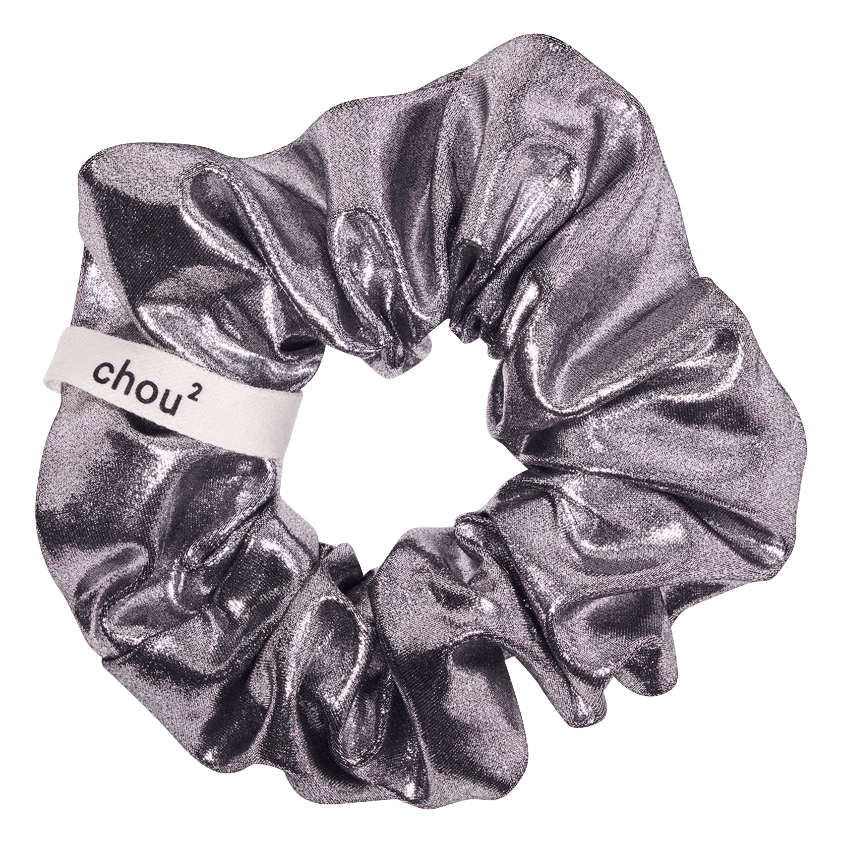Scrunchie CHOU AU CARRE Silver
