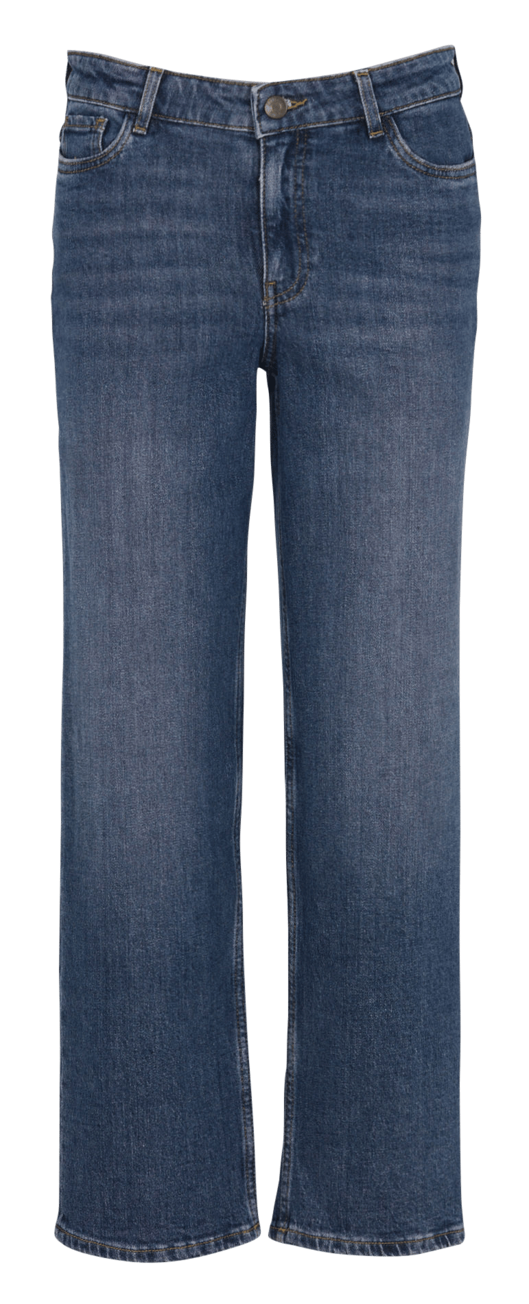 Cropped cotton-blend jeans MAISON 123 Blue