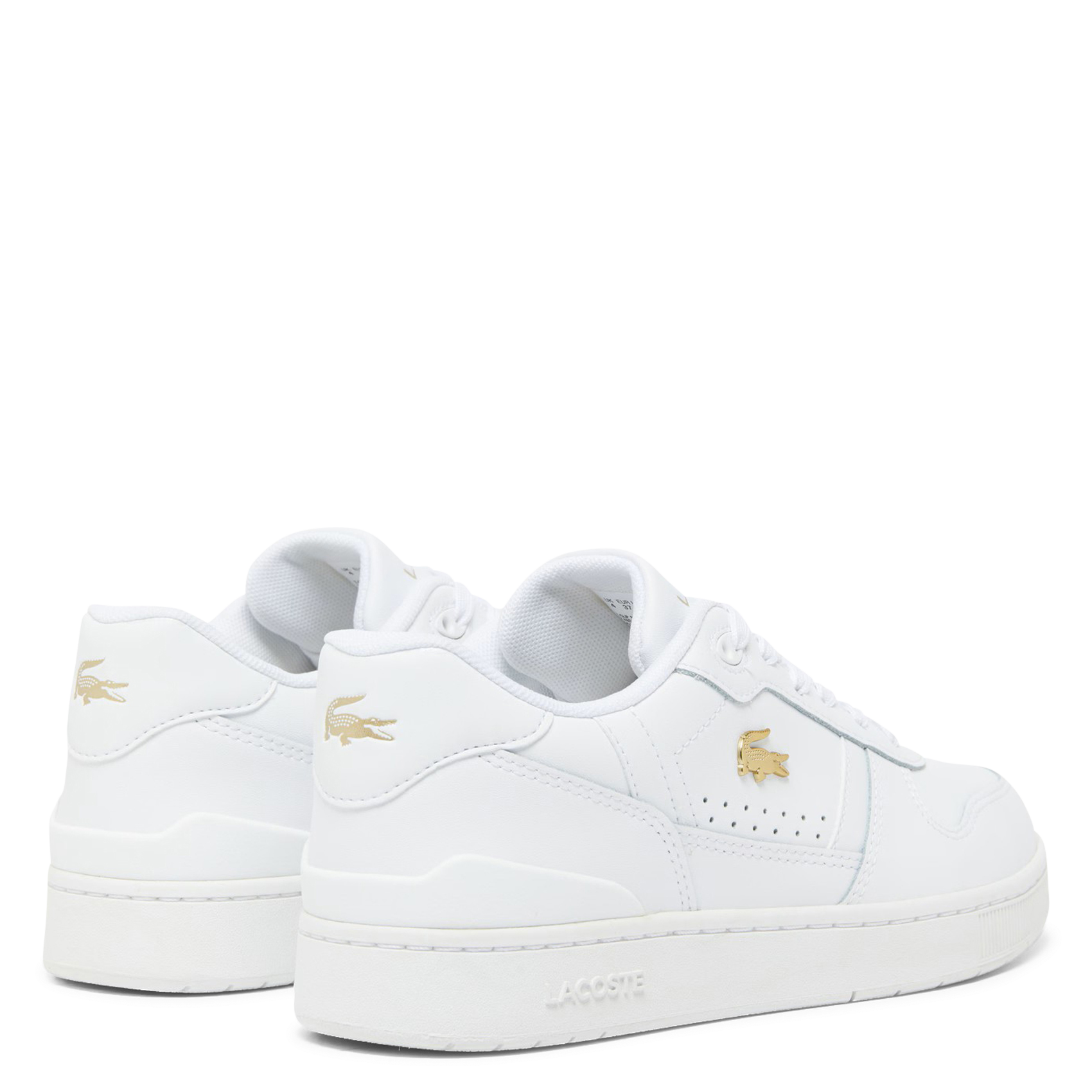 Baskets basses en cuir  LACOSTE Blanc