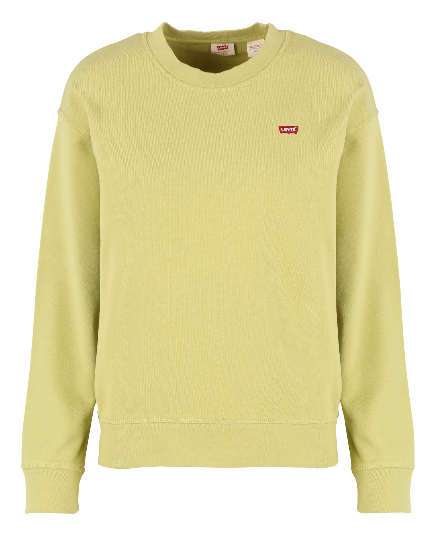 Sweat ample à col rond en coton LEVI'S Vert