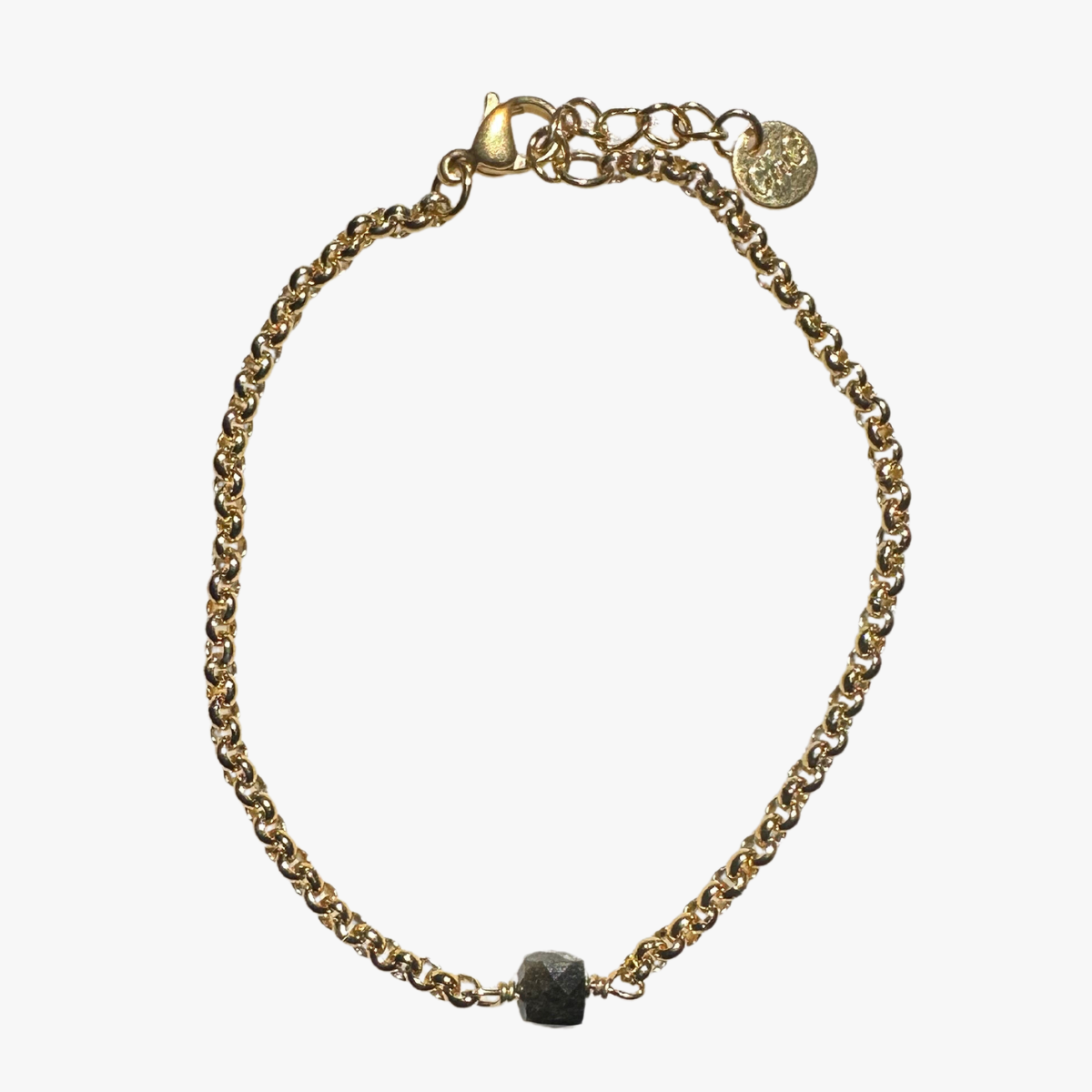 Tourmaline bracelet GINANDGER Blue