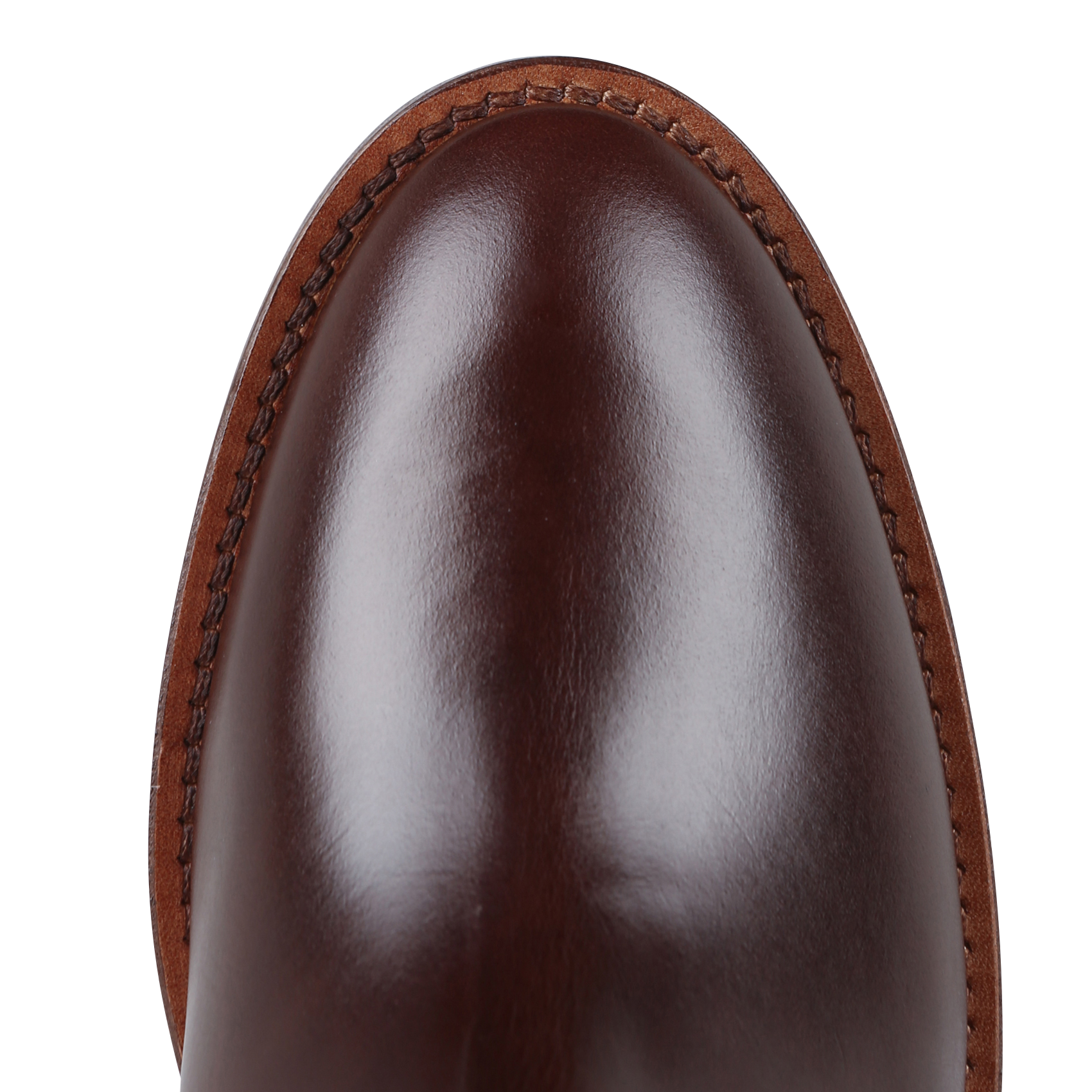 Leather mid-calf boots RIVECOUR Brown