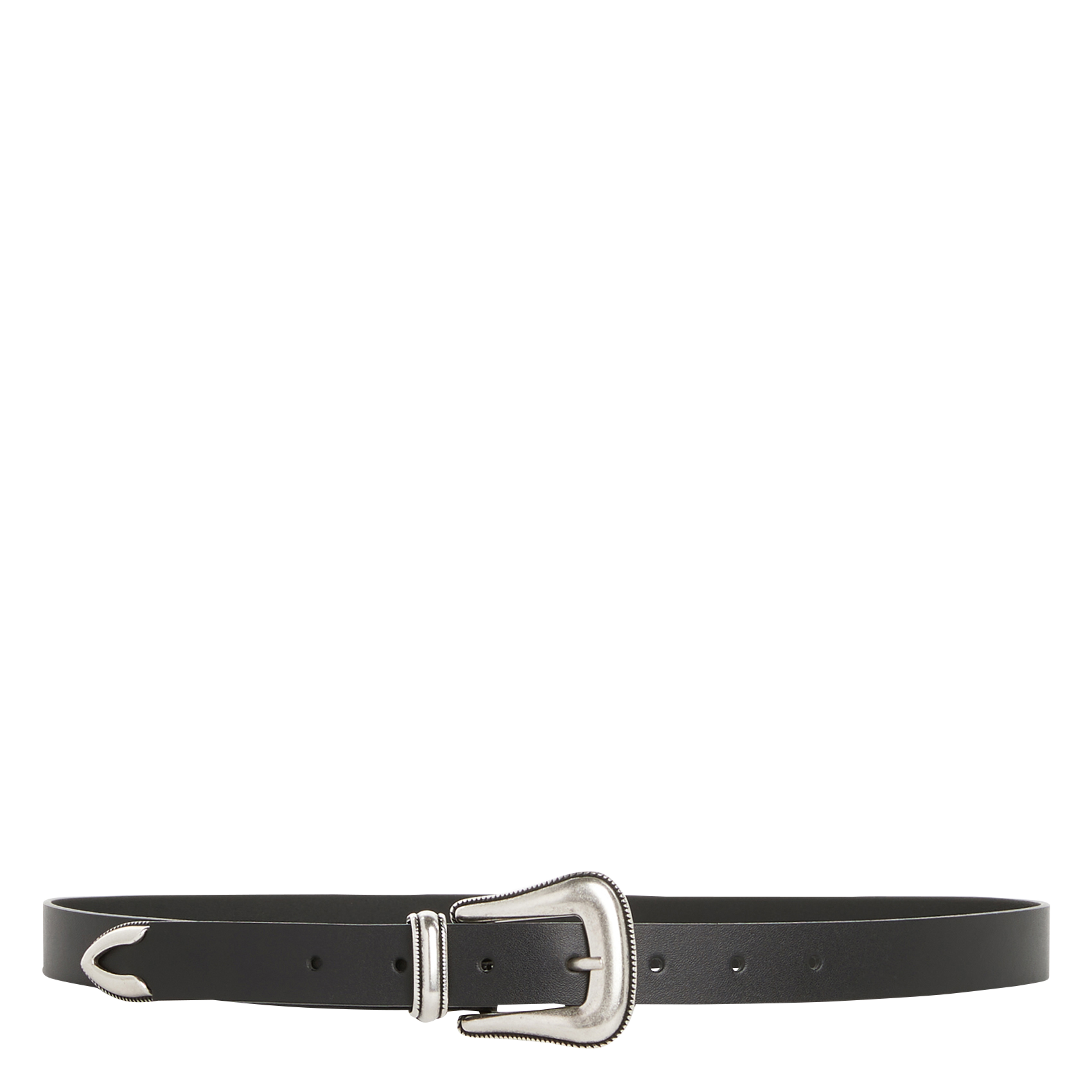 Leather belt SAISON 1865 Black