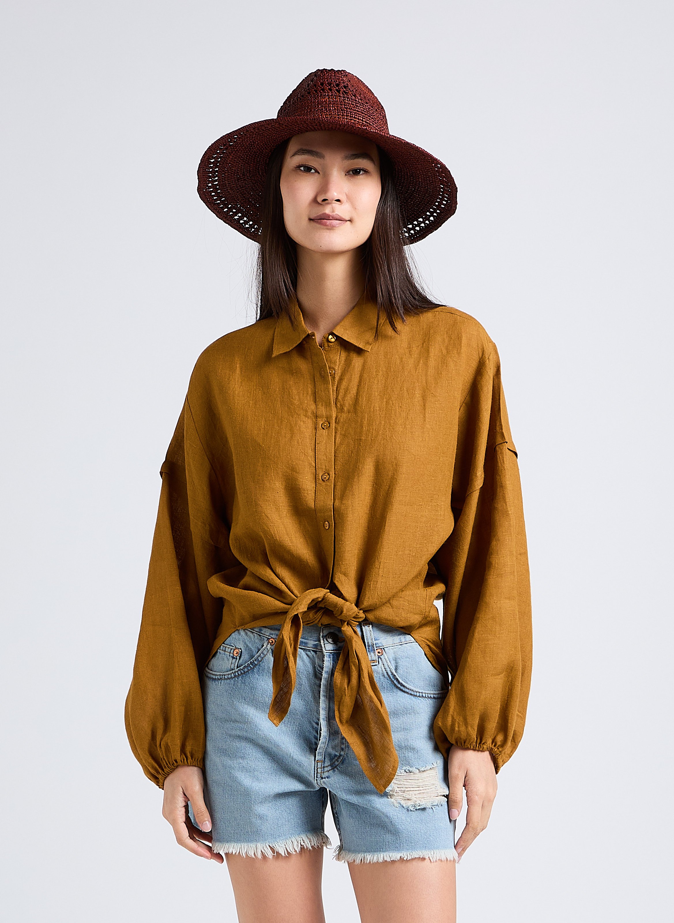 Chemise ample en lin  MES DEMOISELLES