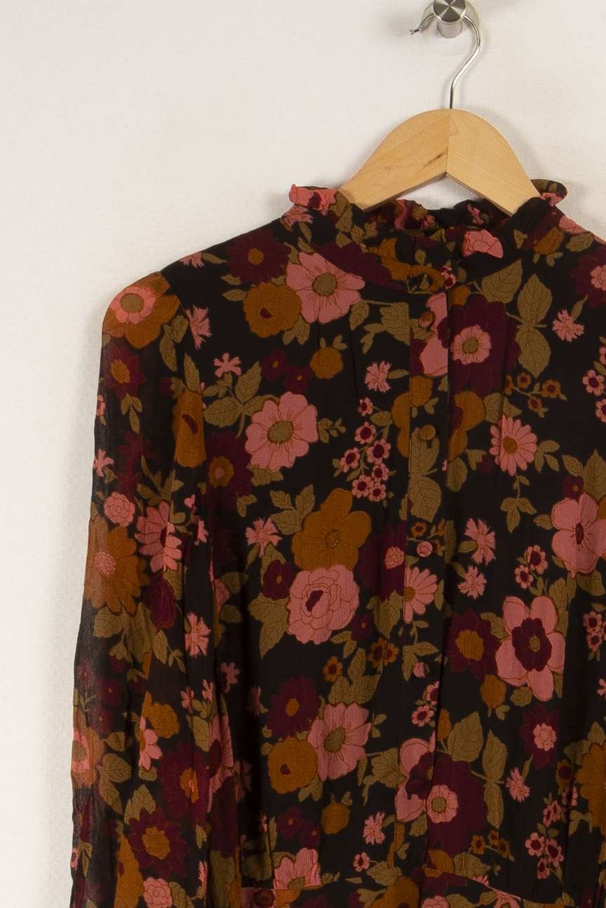 Cotton dress SEZANE - Seconde main Black