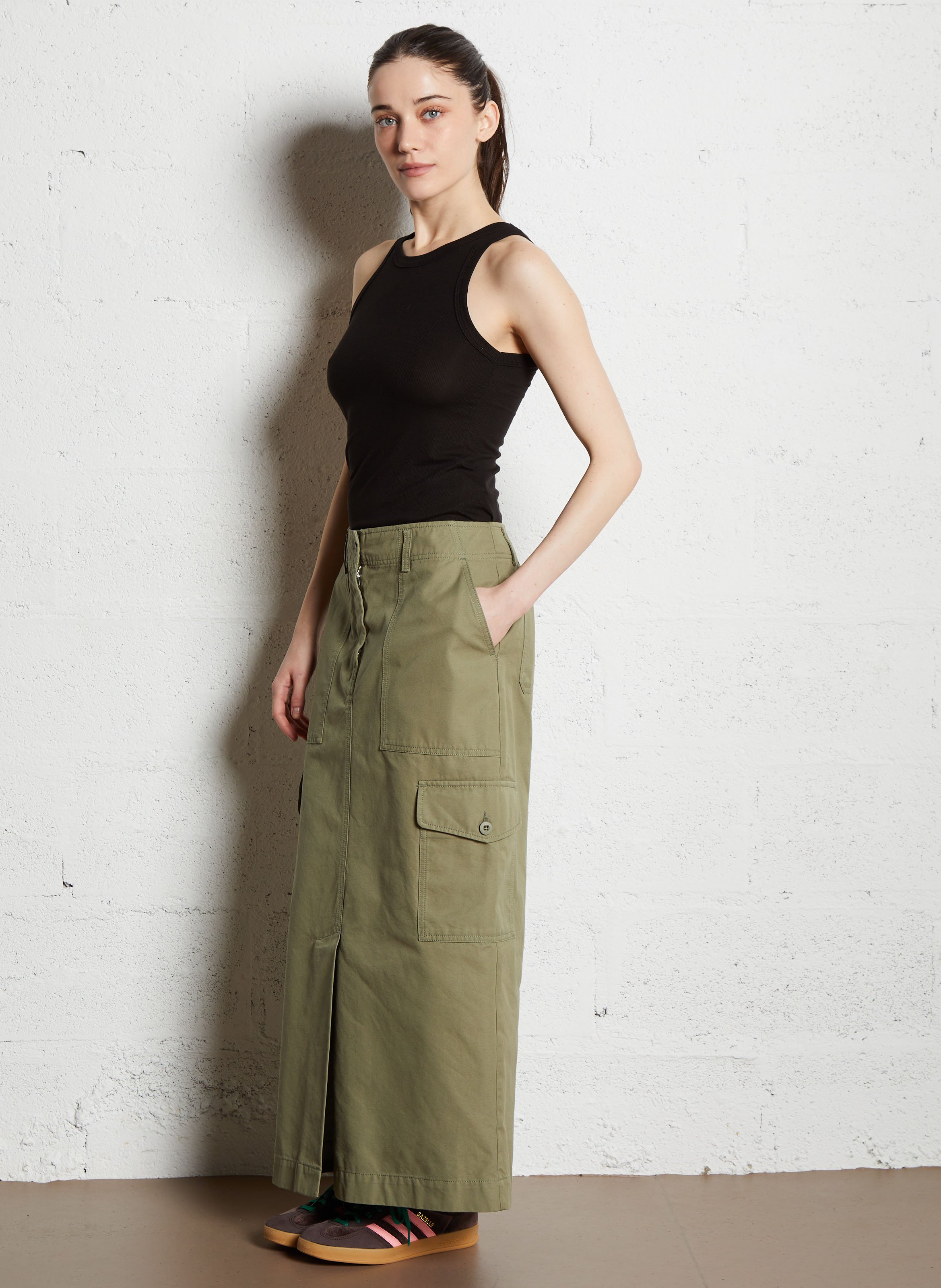 Sleeveless knit tank top IMPERIAL Black