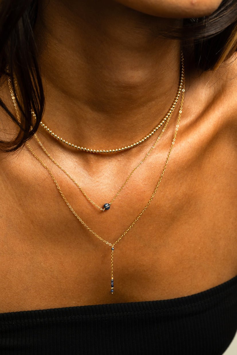 Théa long necklace YAY Green