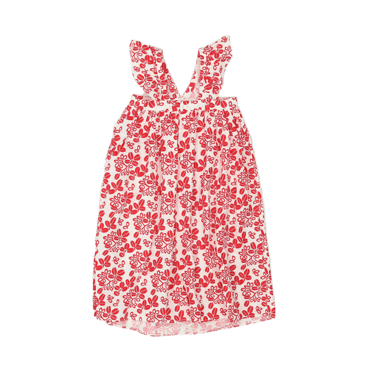 Red children's dress - 4 years BONPOINT - Seconde Main Red