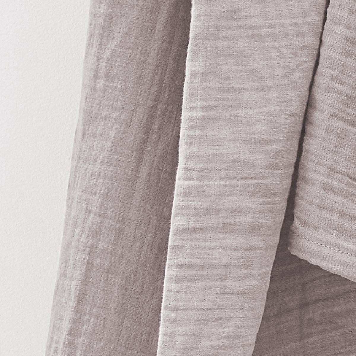 Solid cotton plaid TODAY LINGE DE MAISON Beige