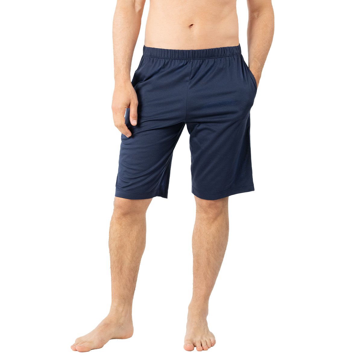 Men's mercerized open short pajamas by Eminence EMINENCE Multicolored