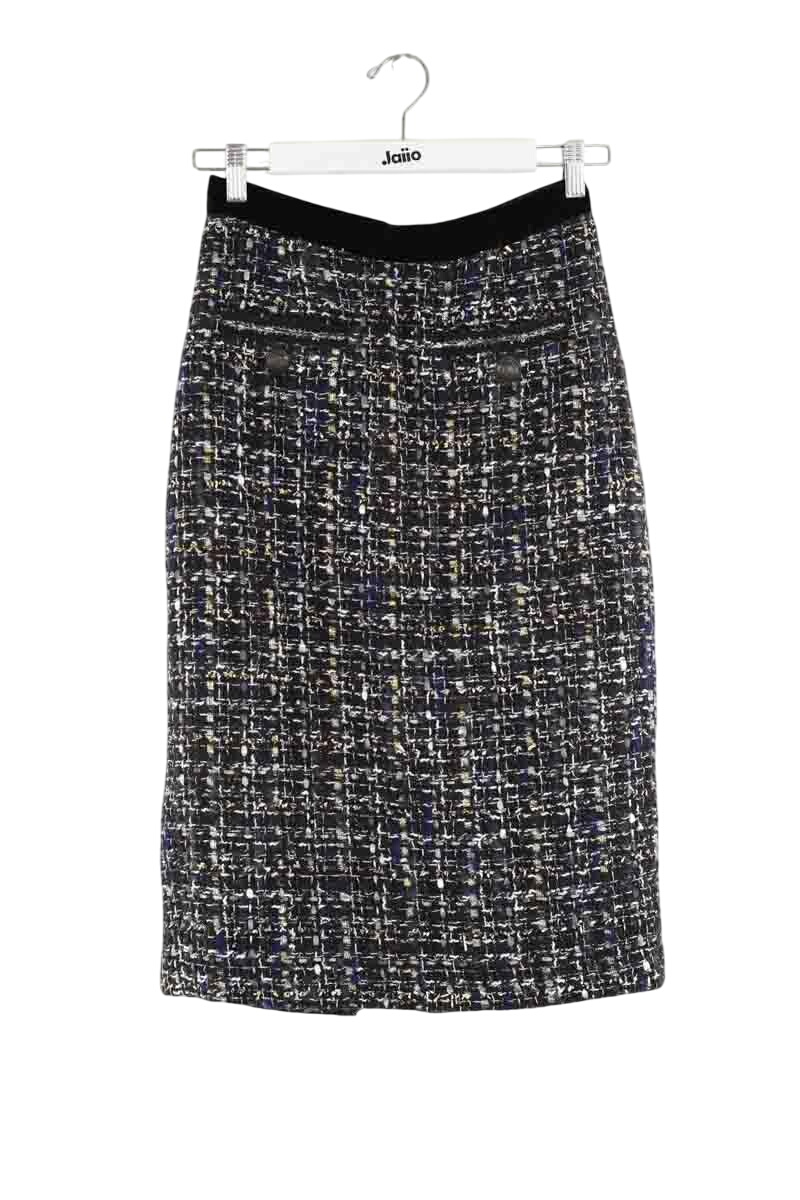 Jupe en coton LK BENNETT - Seconde Main Bleu