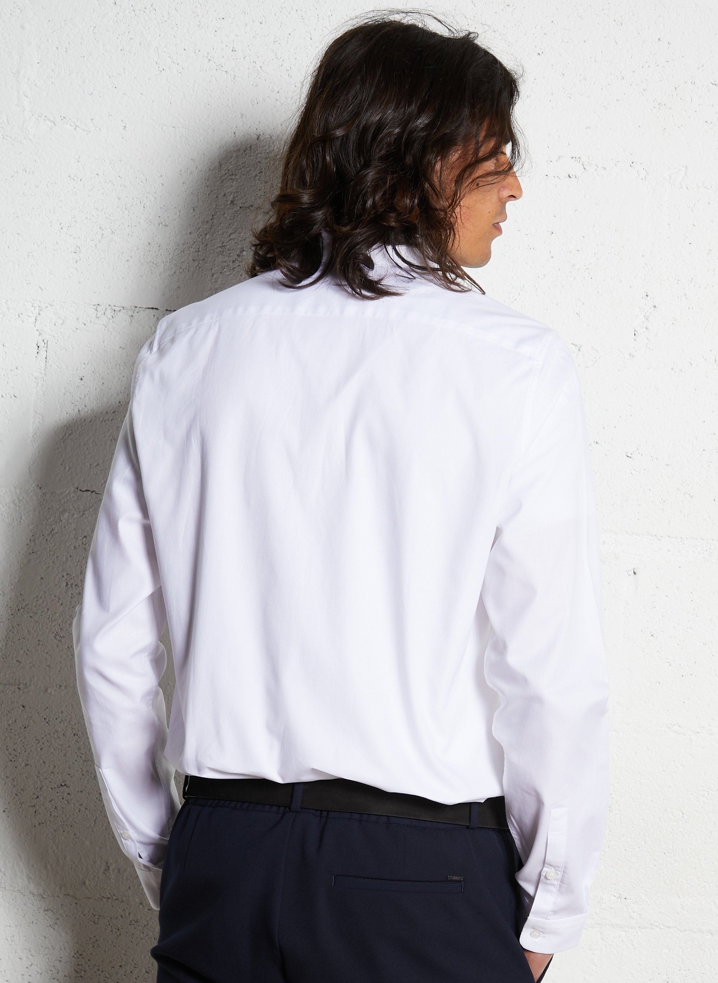 Classic collar shirt IKKS White