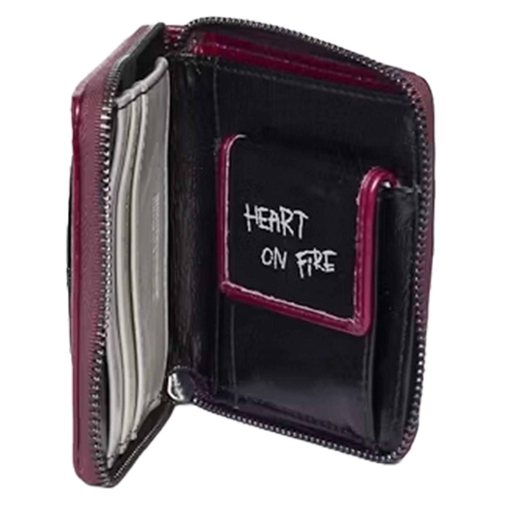 Portemonnaie aus Leder mit Print ZADIG&VOLTAIRE Schwarz