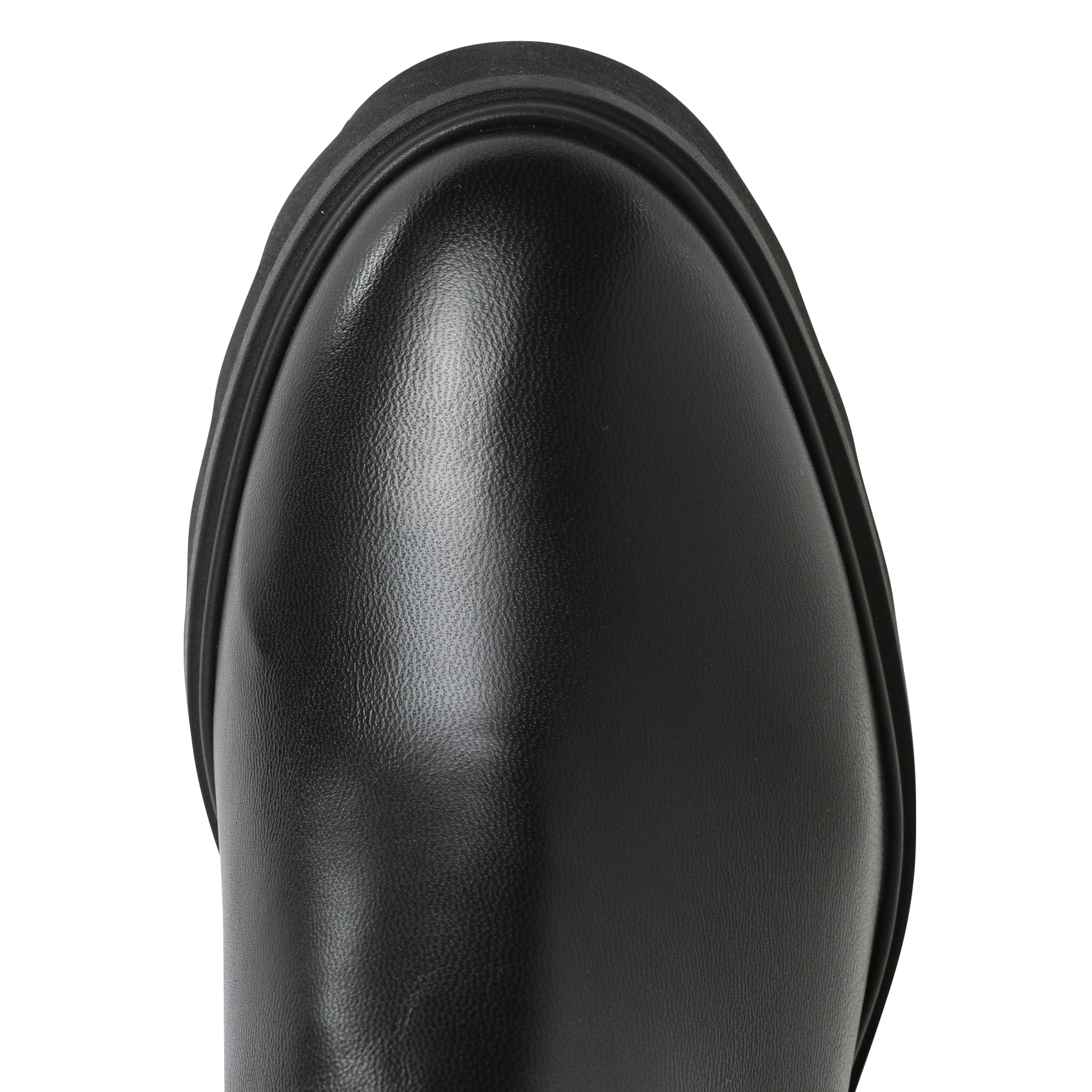 Bottes à talons en cuir BOBBIES Noir