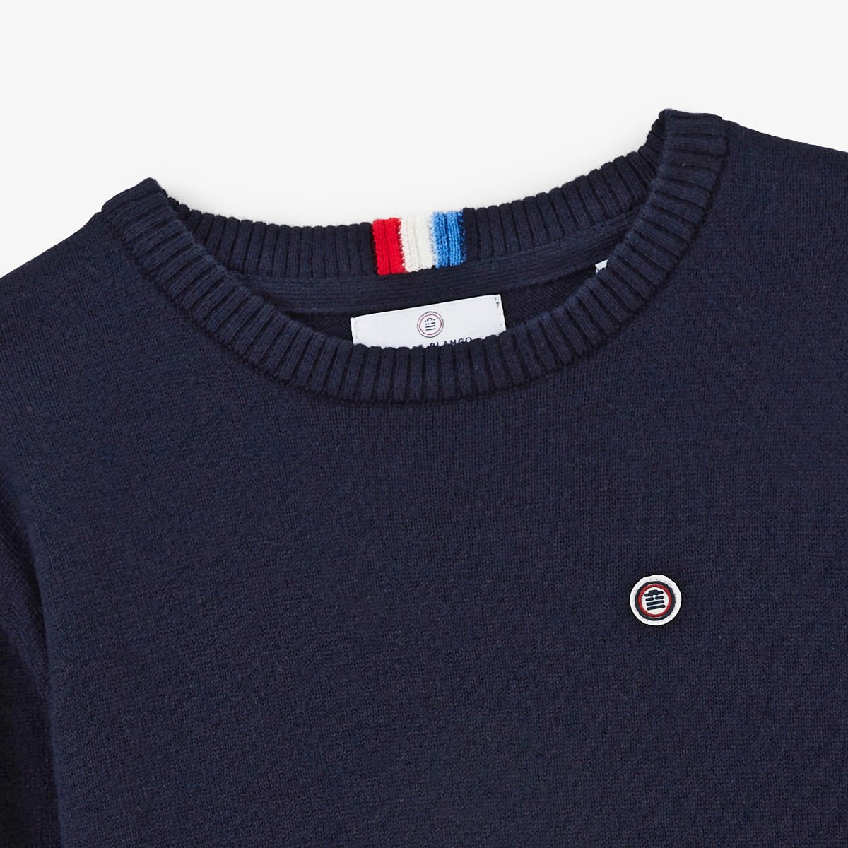 Round neck junior sweater SERGE BLANCO Blue