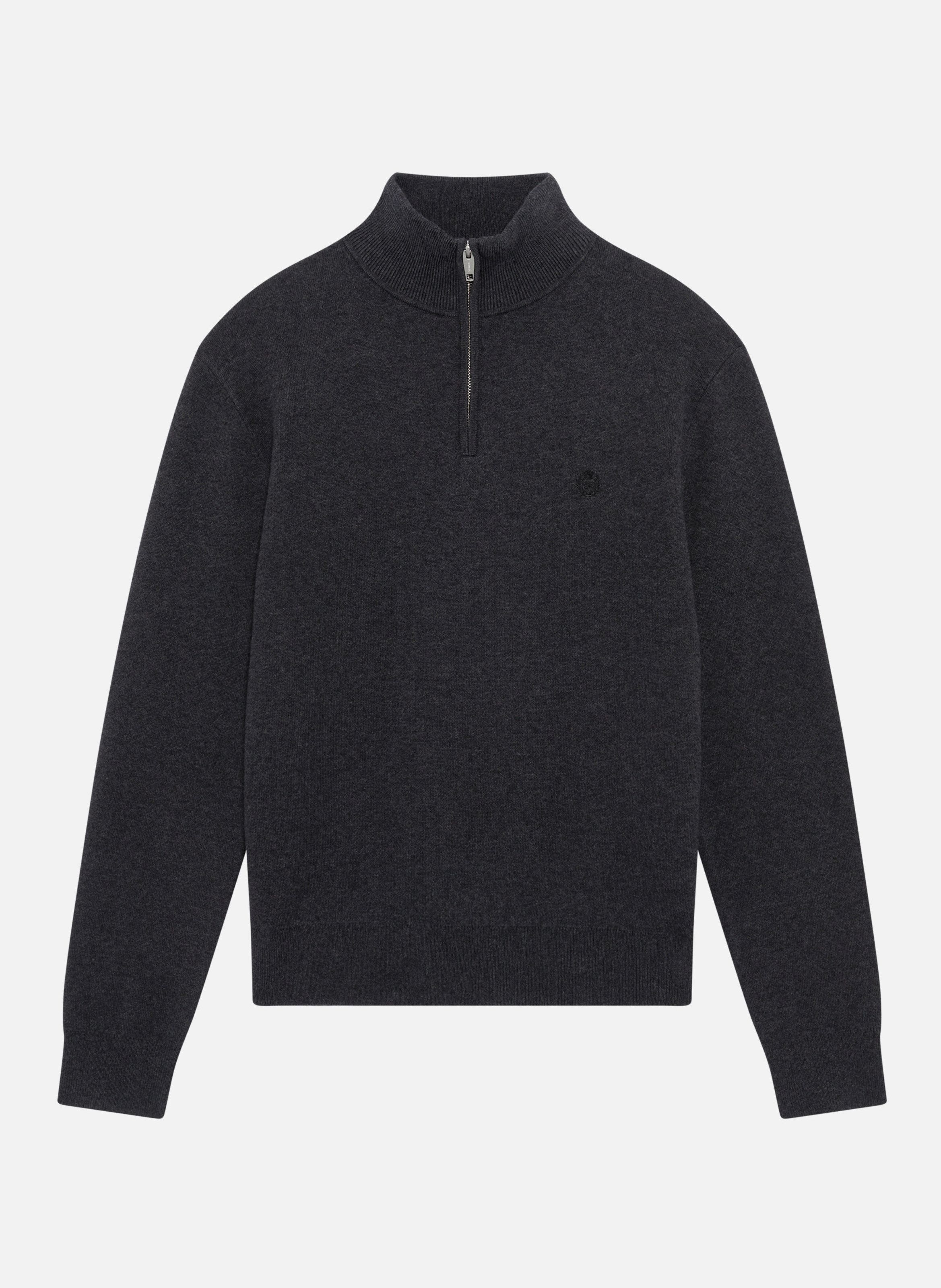 Double-sided trucker collar sweater THE KOOPLES Grey