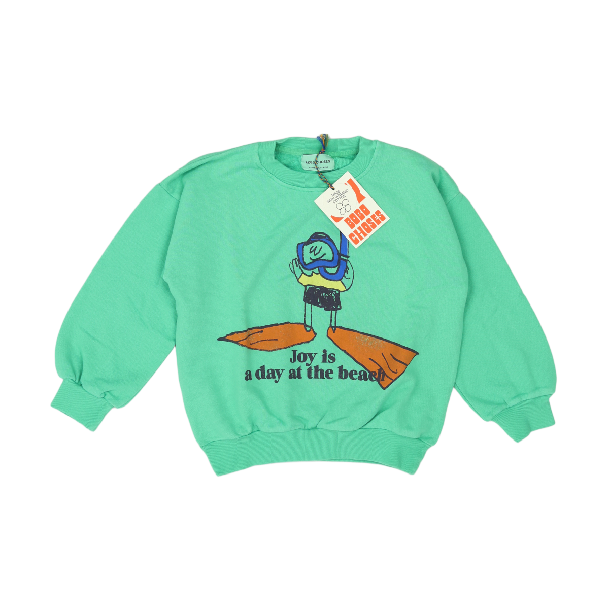 Green child sweater - 8 years BOBO CHOSES - Seconde Main Green
