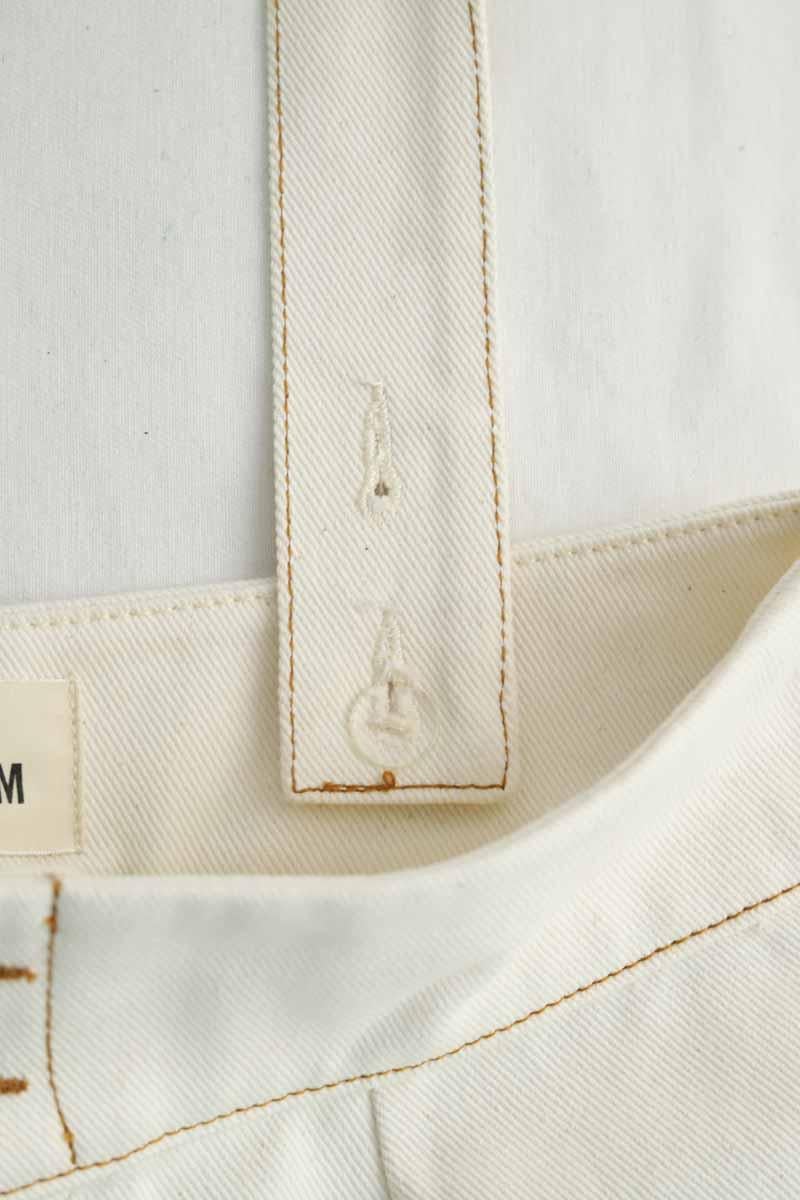 Straight cotton-blend pants SEZANE - Seconde main Beige