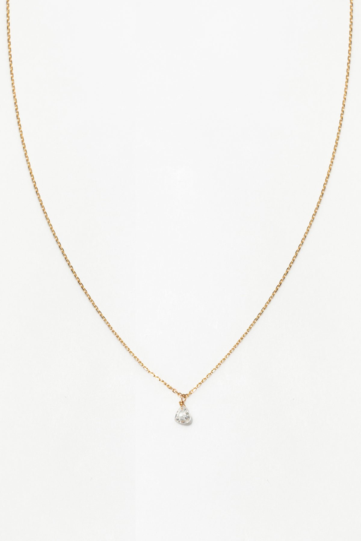 750 white diamond pendant YAY White