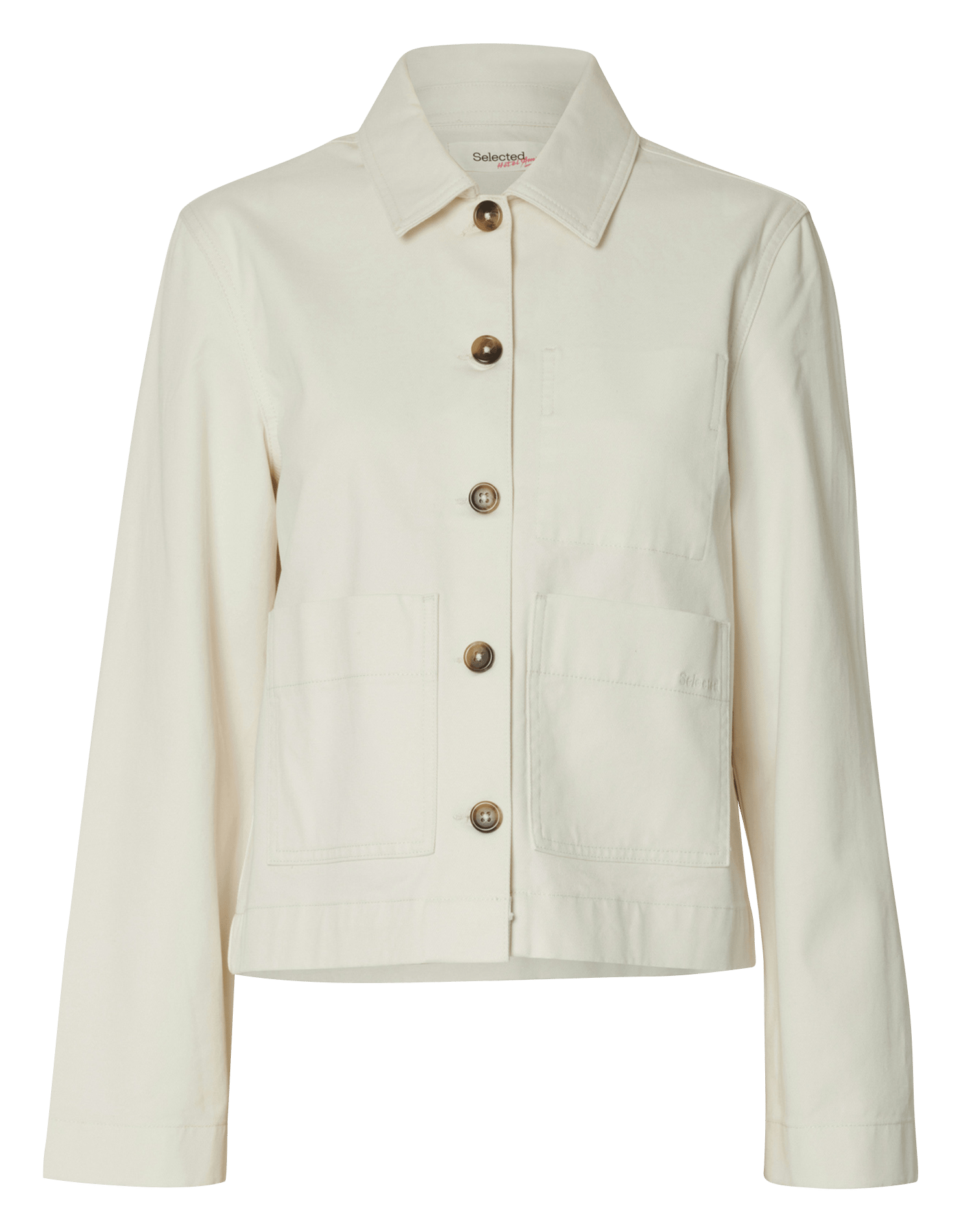 Cotton utility jacket SELECTED