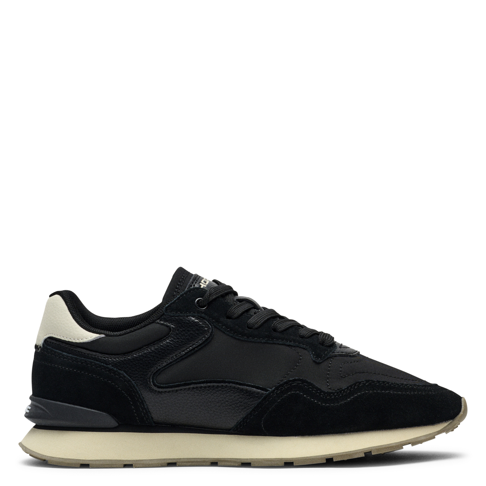 Baskets basses en cuir mélangé HOFF Noir