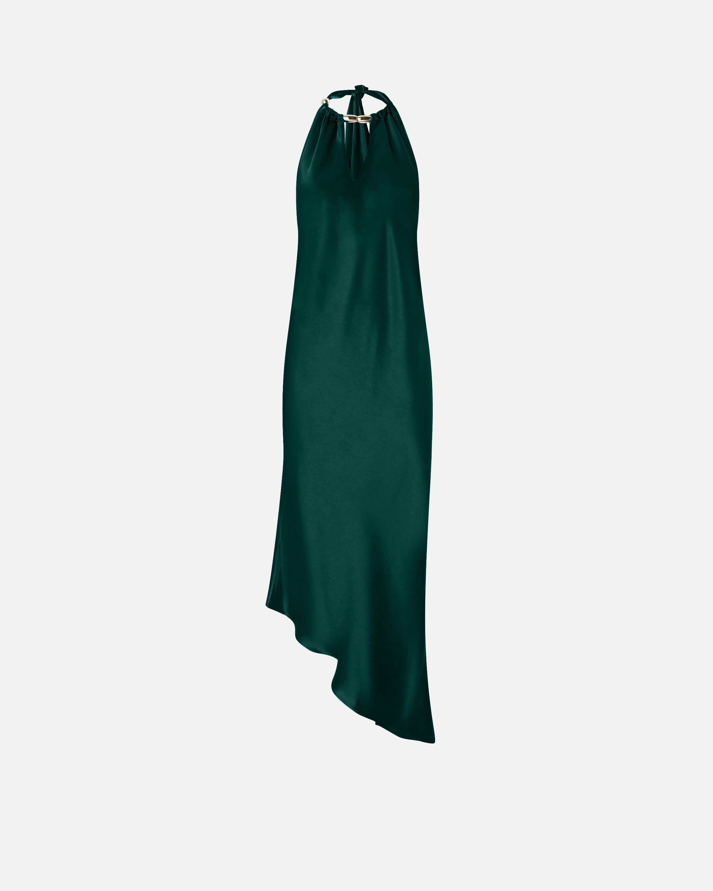 Long dress with open back PINKO Green