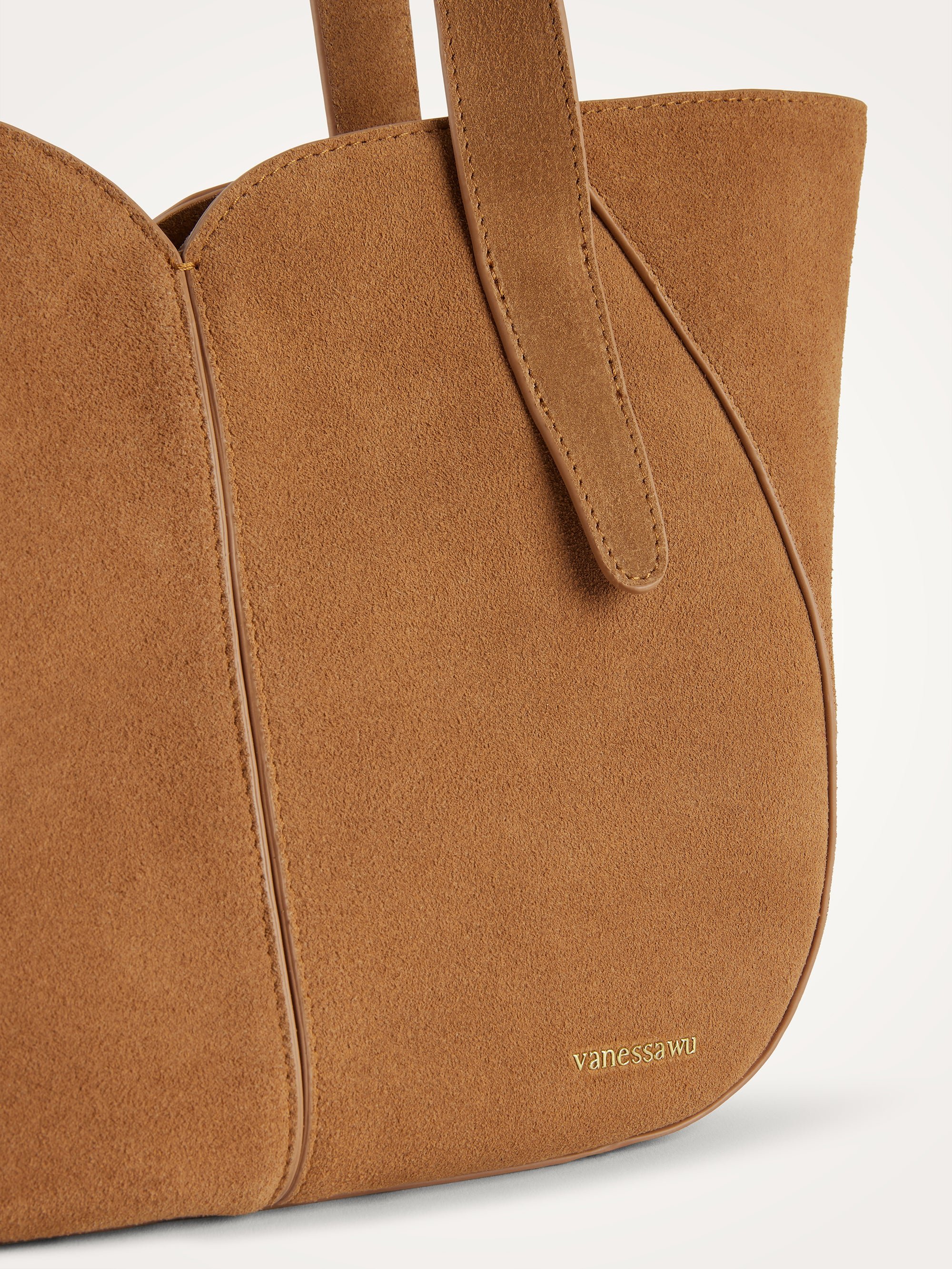 Bag with handles and shoulder strap VANESSA WU Brown