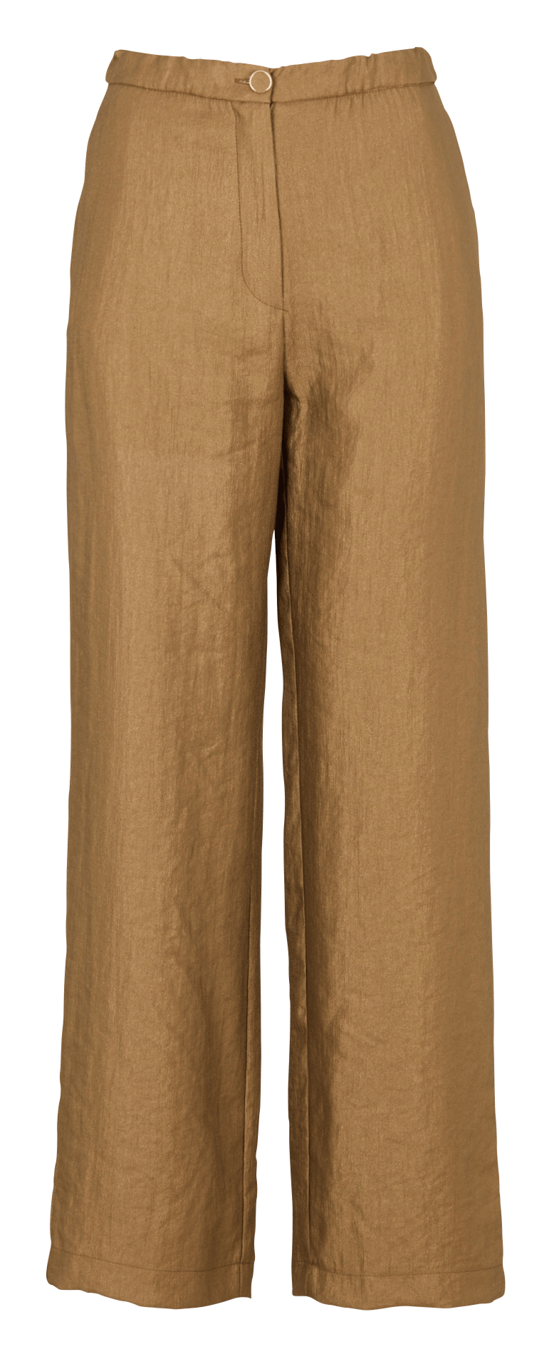 Wijde broek met pailletten IMPERIAL Bruin