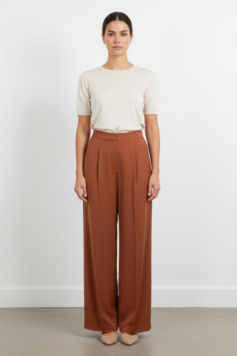 Pants MAISON LEMOINE - Seconde main Brown
