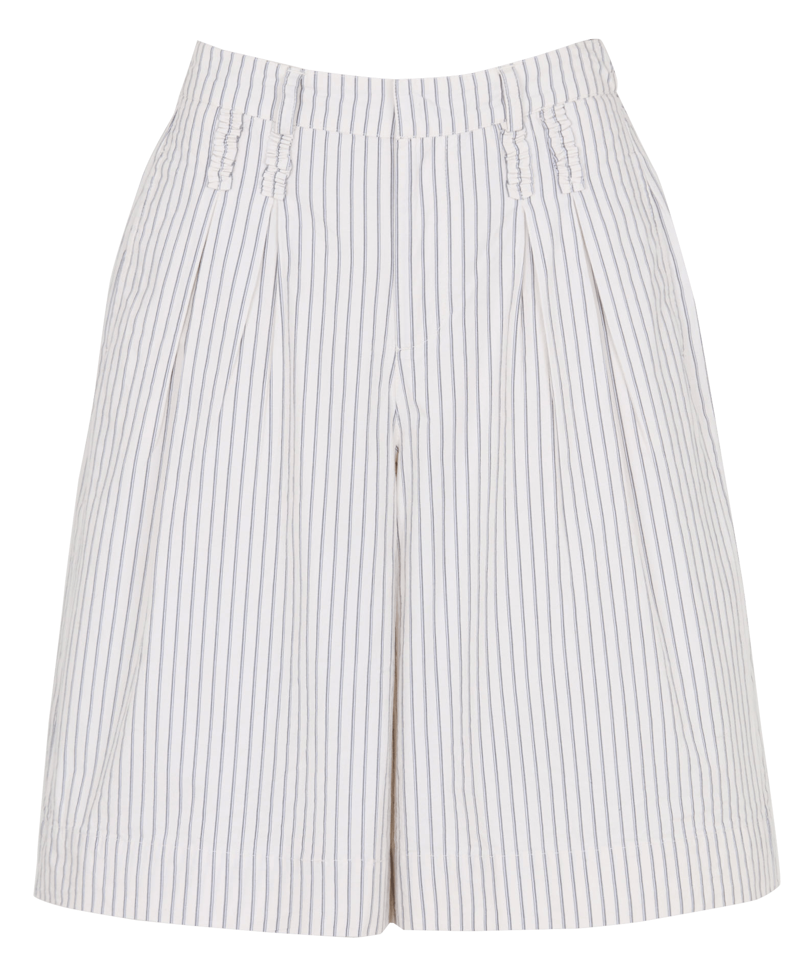 Chino-Bermudas mit Streifen aus Bio-Baumwolle DAMSON MADDER Braun