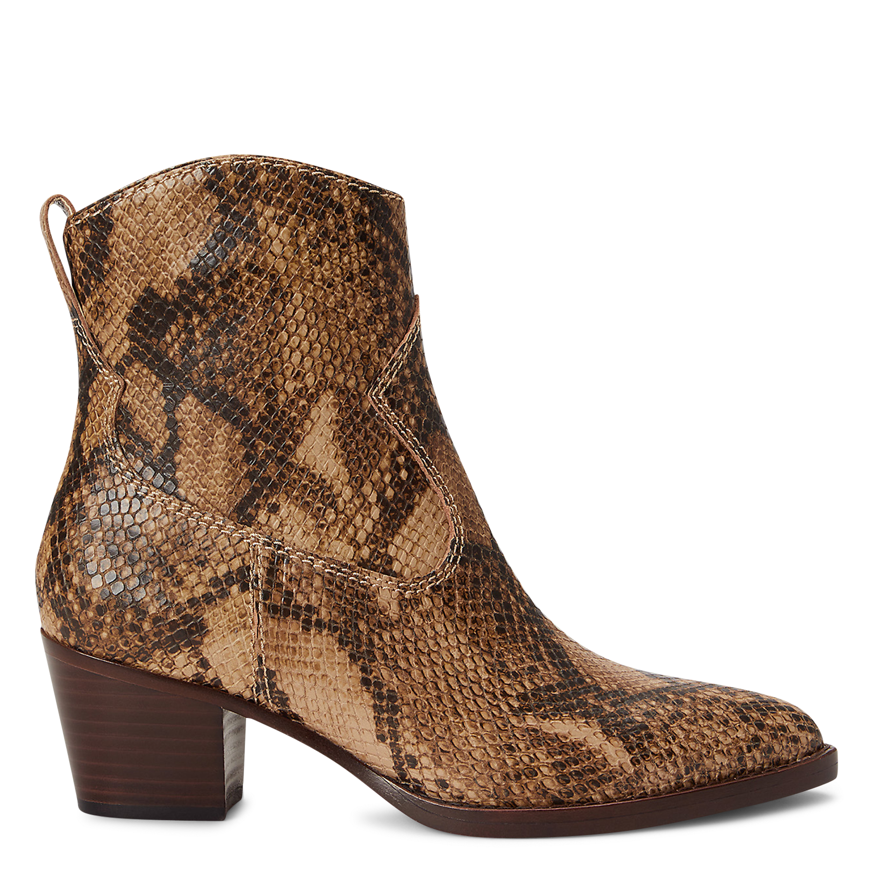 Bottines en cuir LAUREN RALPH LAUREN Marron