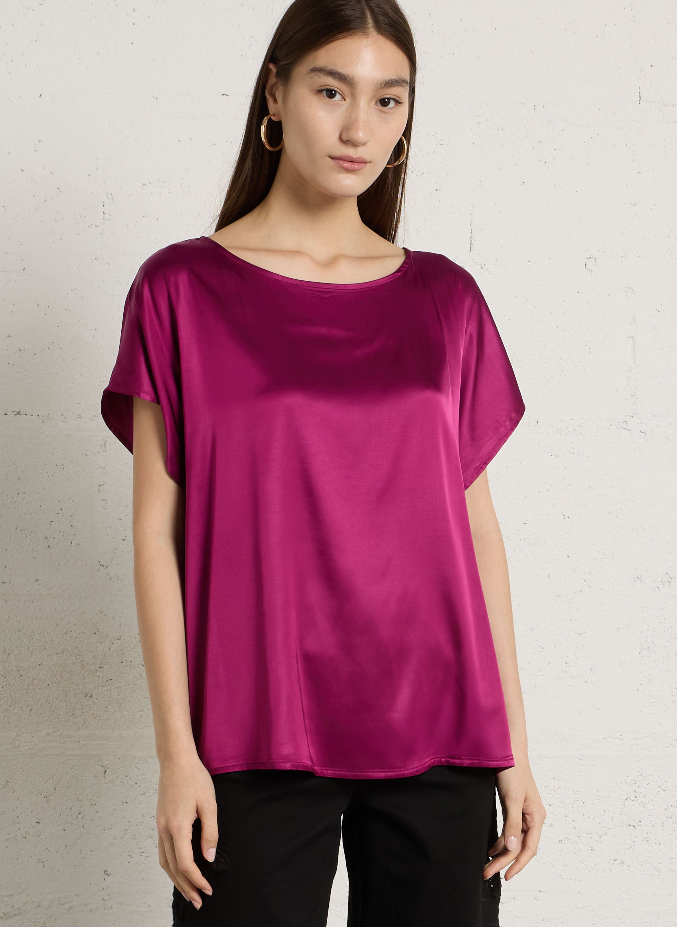 Top met ronde hals SUD EXPRESS Roze