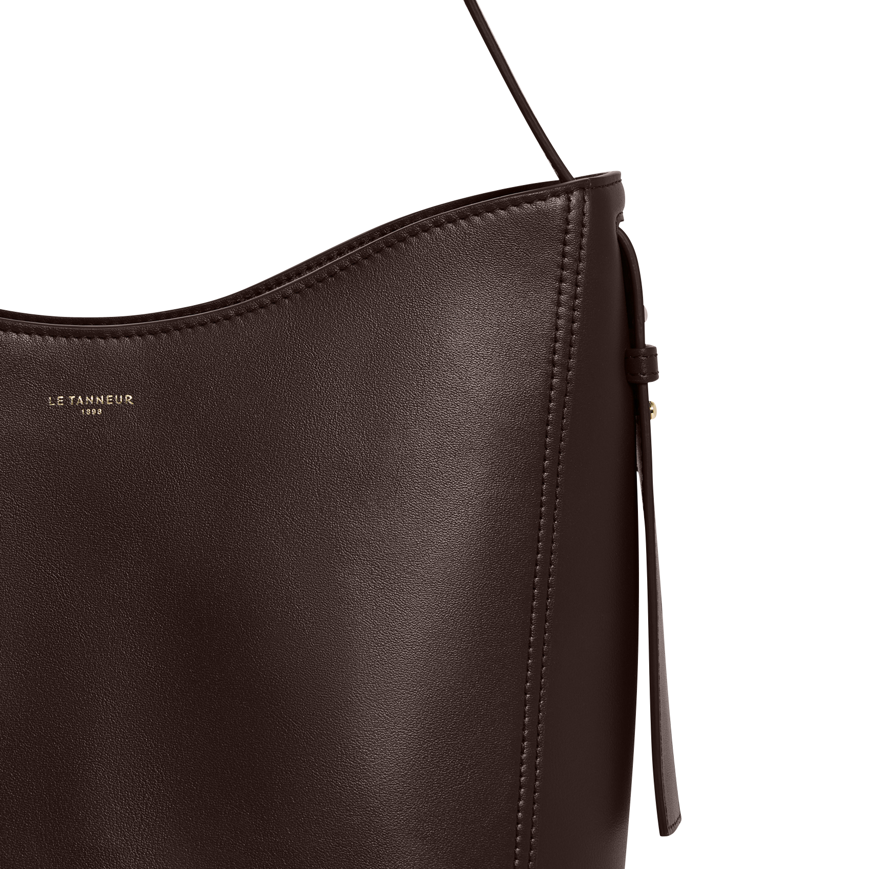 Leren hobotas LE TANNEUR Bruin