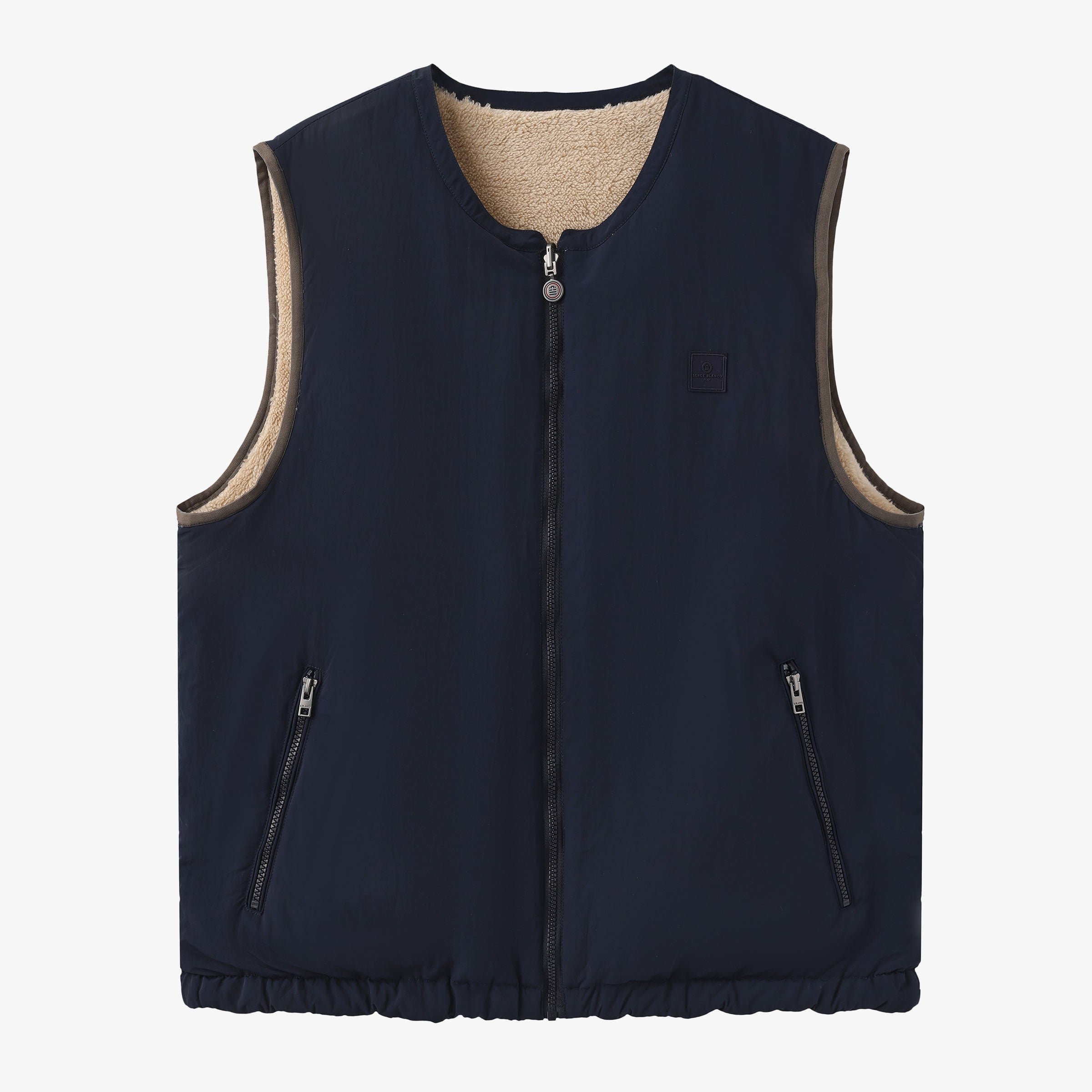 Veste sans manches réversible SERGE BLANCO Bleu