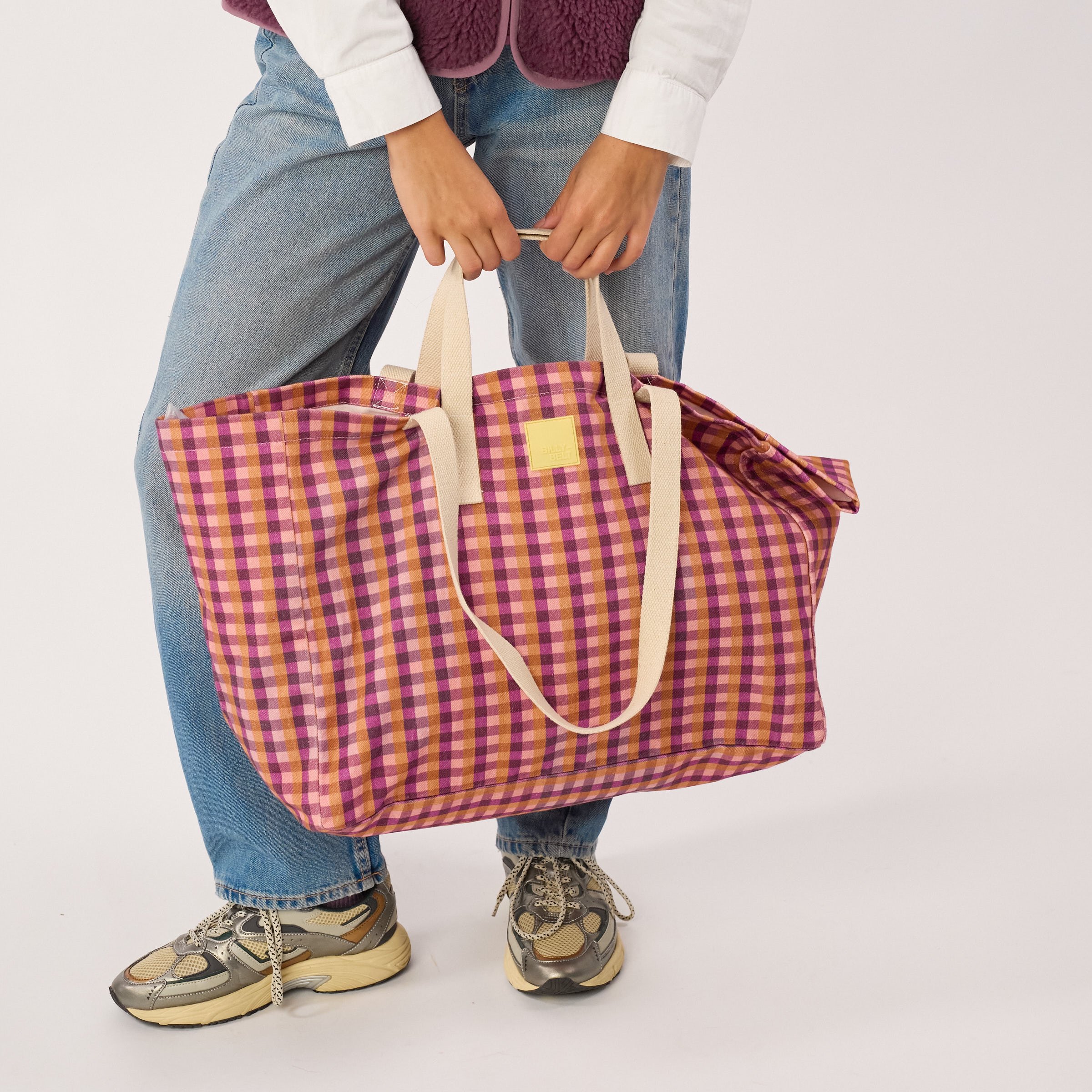 Organic cotton tote bag | Purple BILLYBELT Women