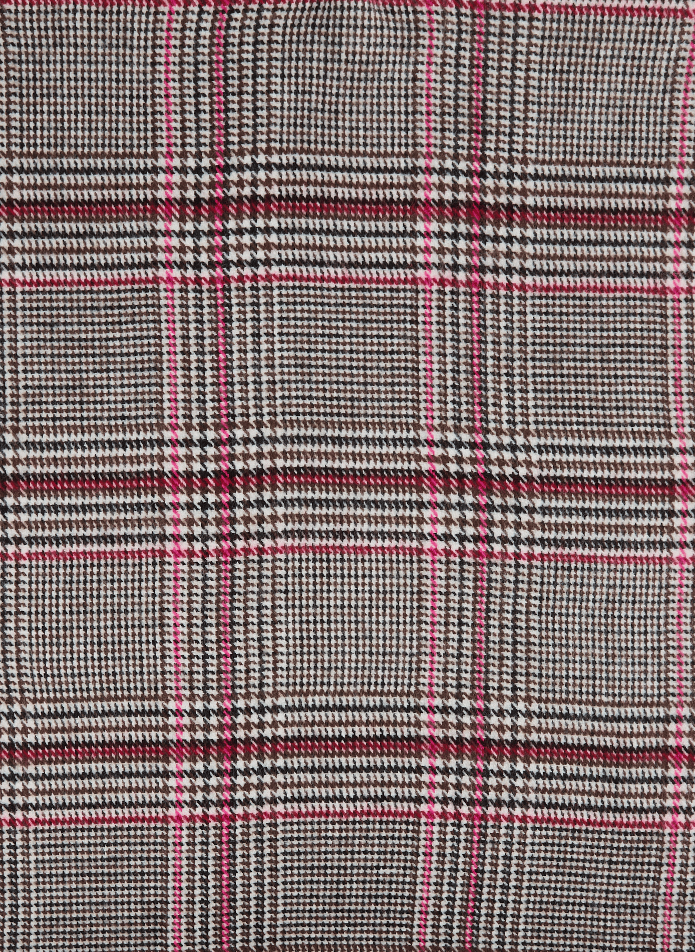Houndstooth pattern scarf AU PRINTEMPS PARIS Multicolored