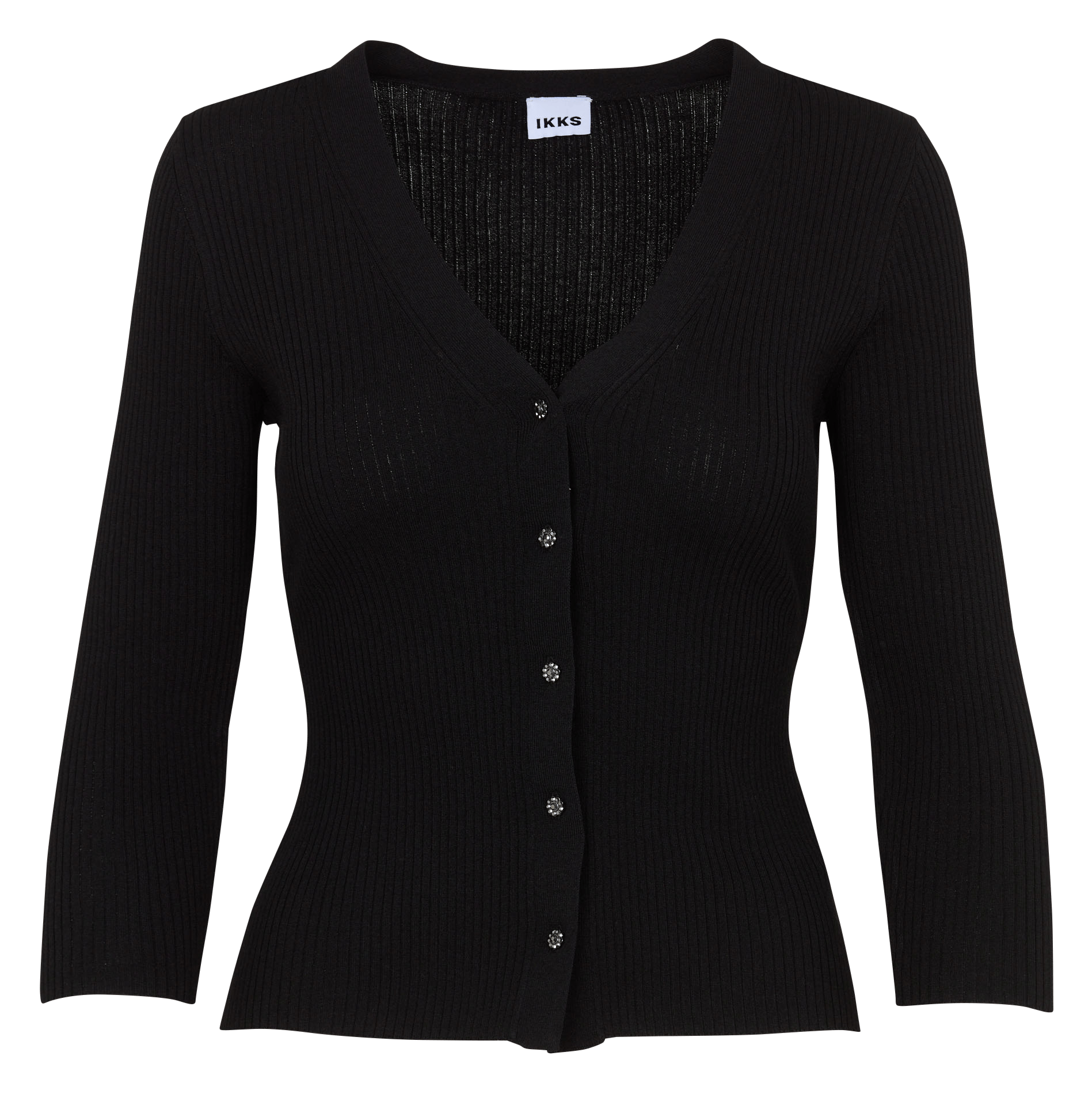 Buttoned V-neck cardigan IKKS