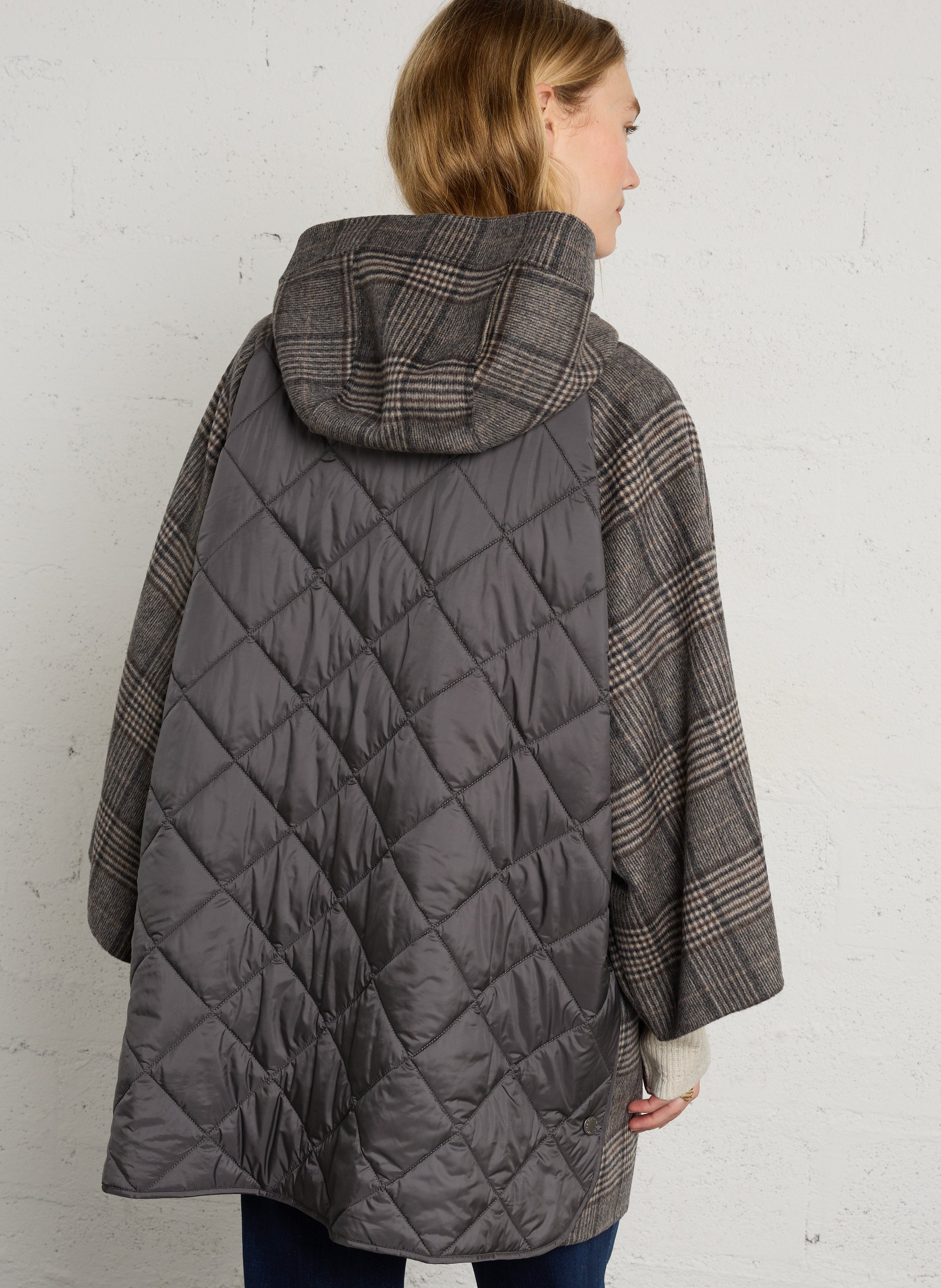 Weiter Wollmantel MAX MARA WEEK END Schwarz