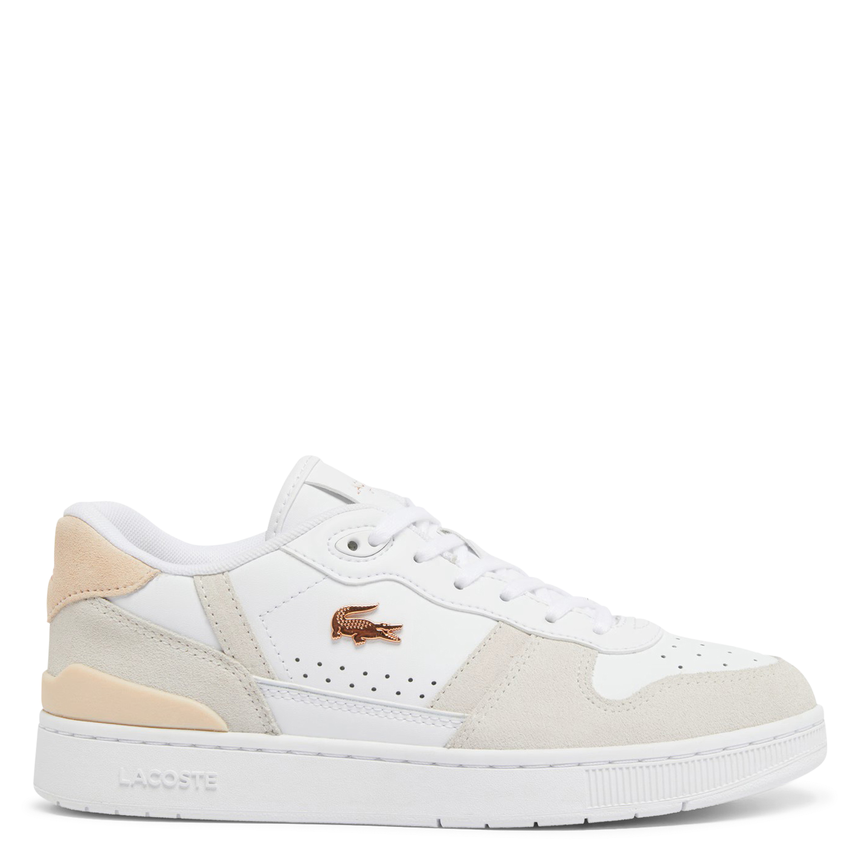 Baskets basses en cuir LACOSTE Blanc