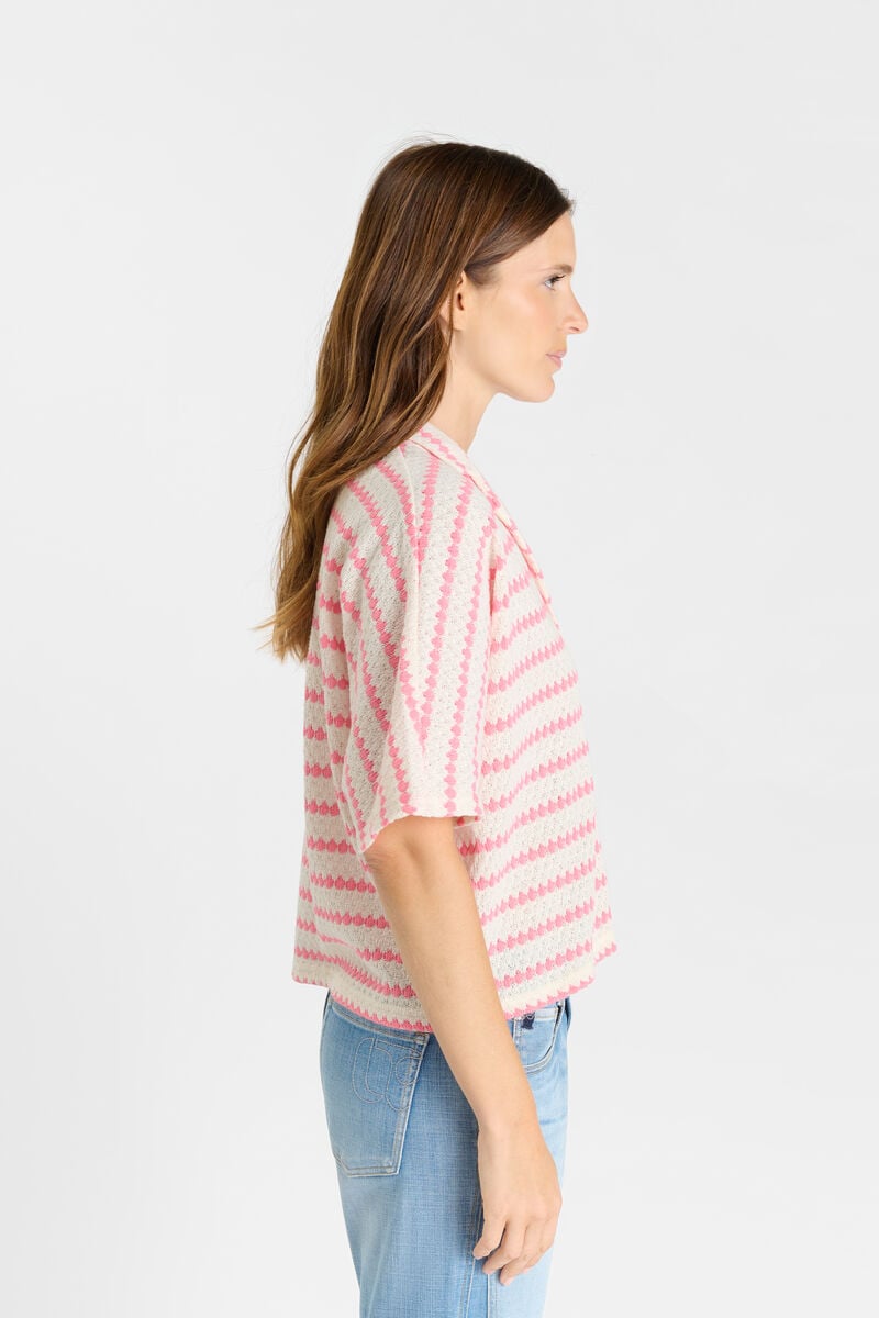 Buttoned shirt LE TEMPS DES CERISES White