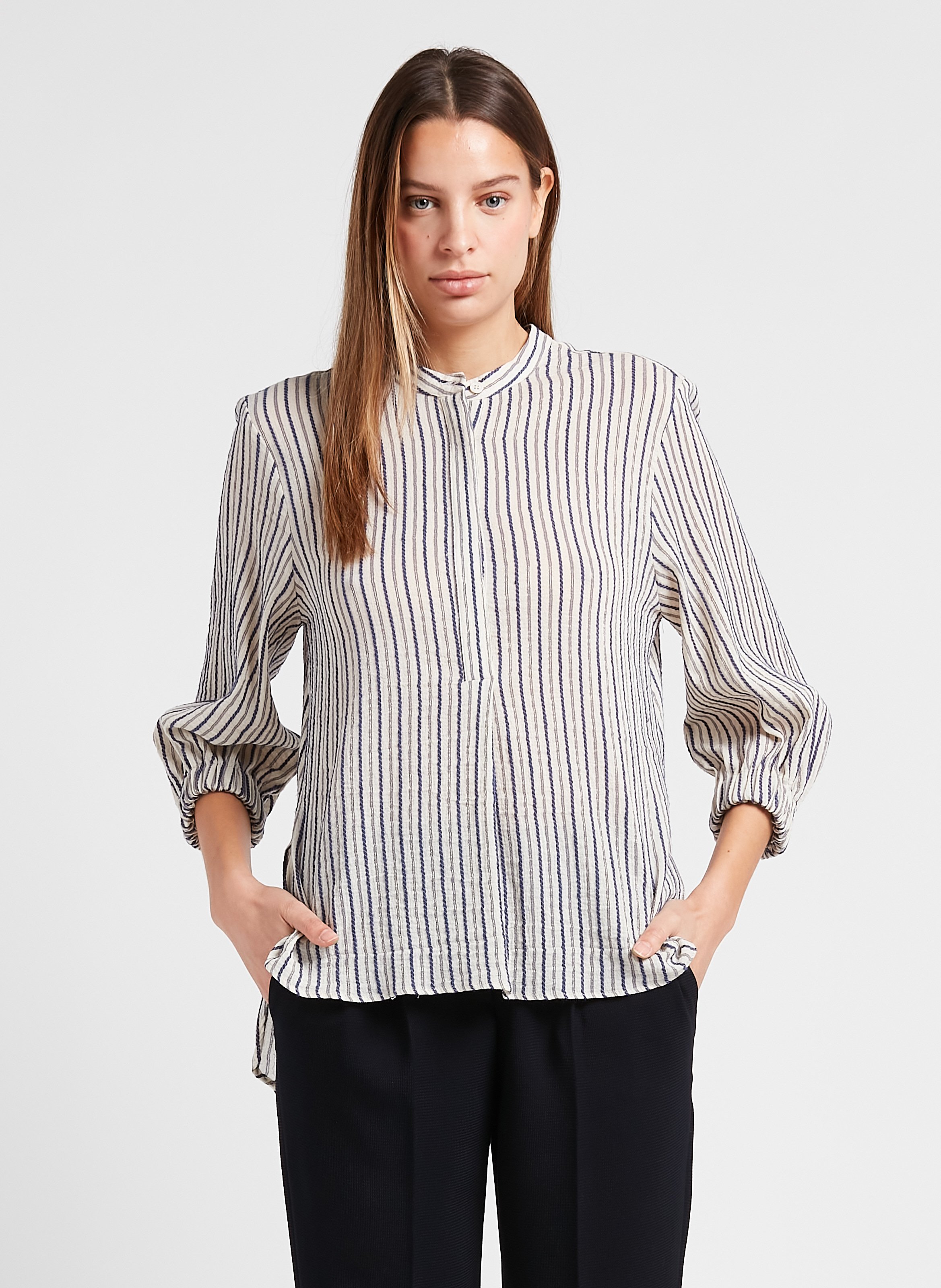 クーポン利用で2750円&送料無料 【she tokyo】Sonia gingham (white 