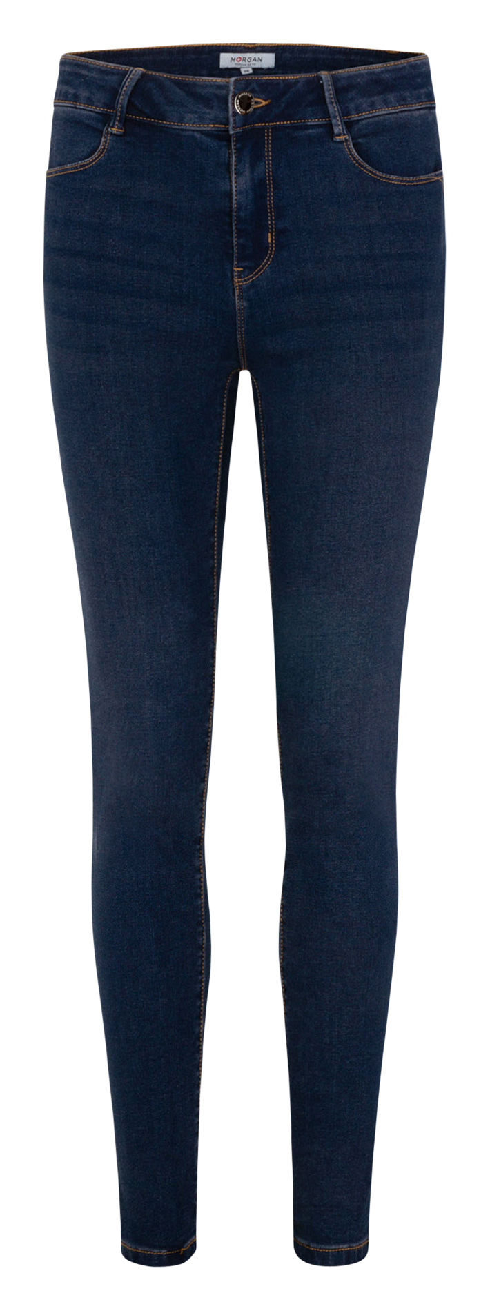 Jean slim-fit brut en coton mélangé MORGAN Bleu