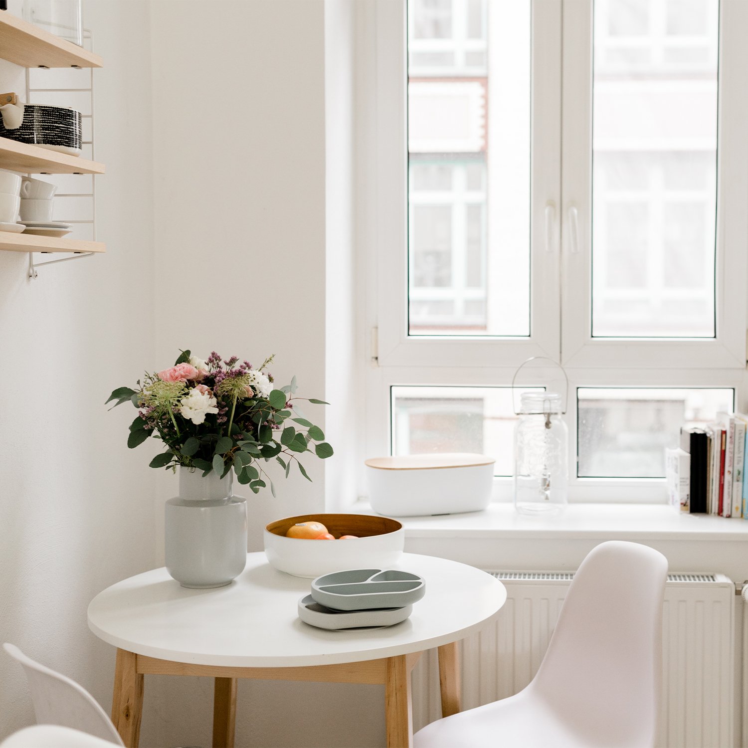 Assiette ventouse en silicone KINDSGUT Transparent