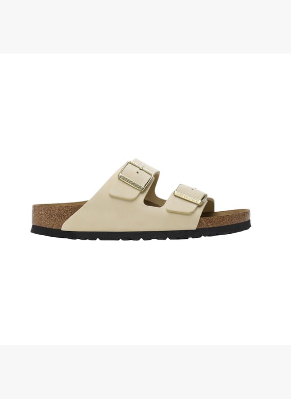 Beige Faux leather sandals