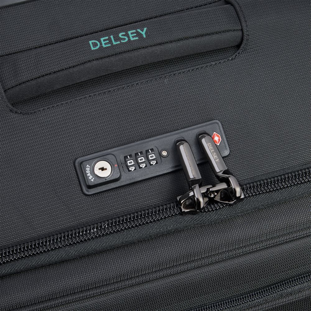 Soft hold suitcase DELSEY PARIS Black