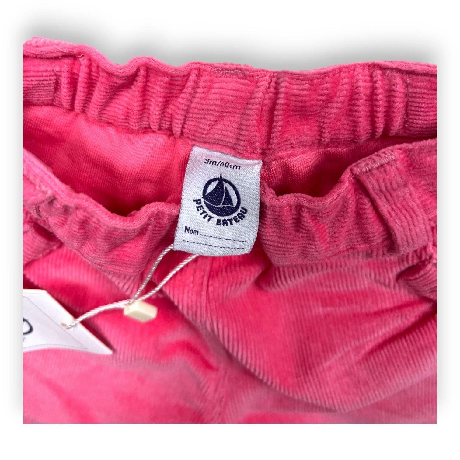 Pink baby pants - 3 months PETIT BATEAU - Seconde Main Pink