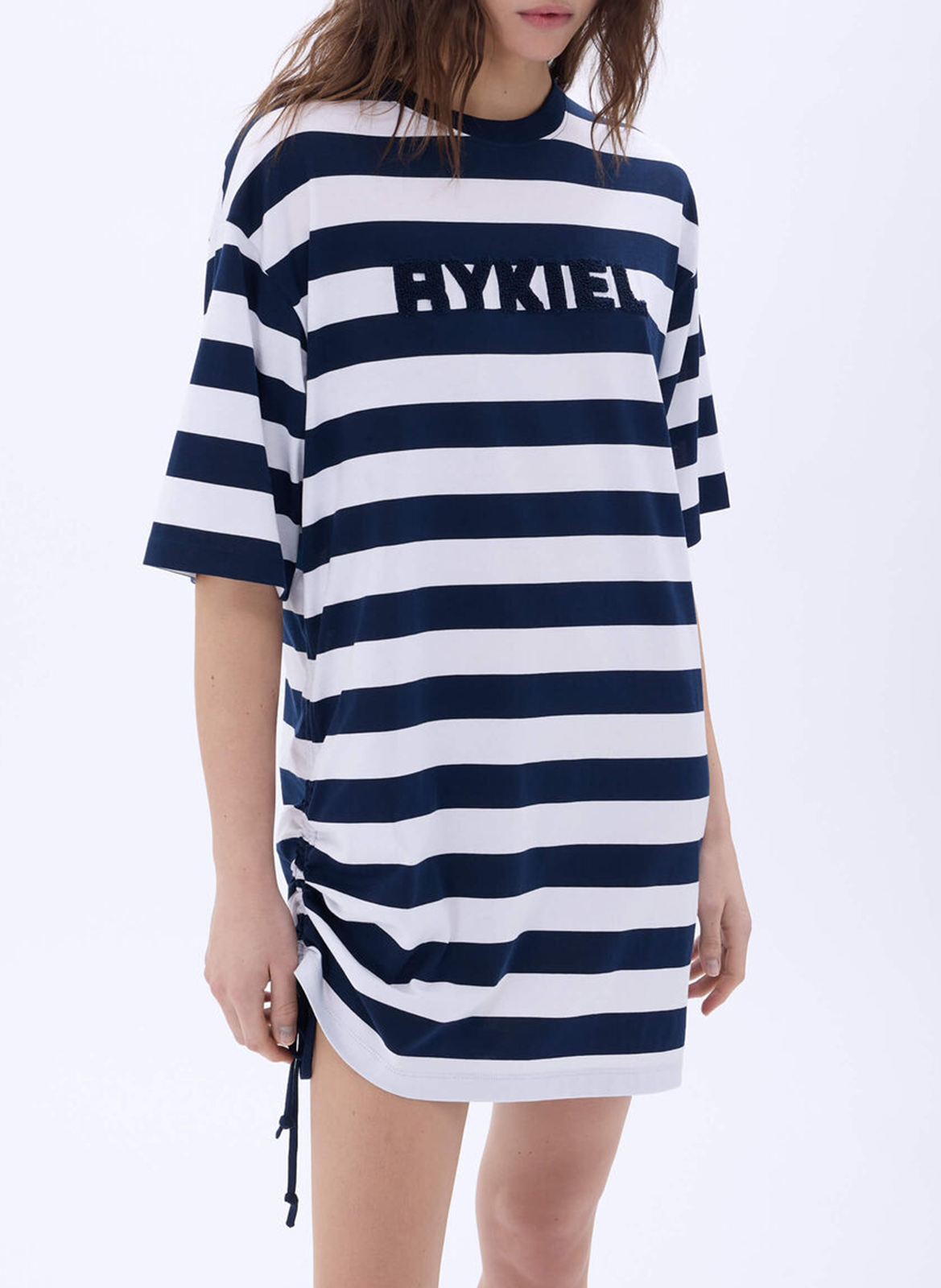 Robe courte en coton rayé SONIA RYKIEL Multicolore