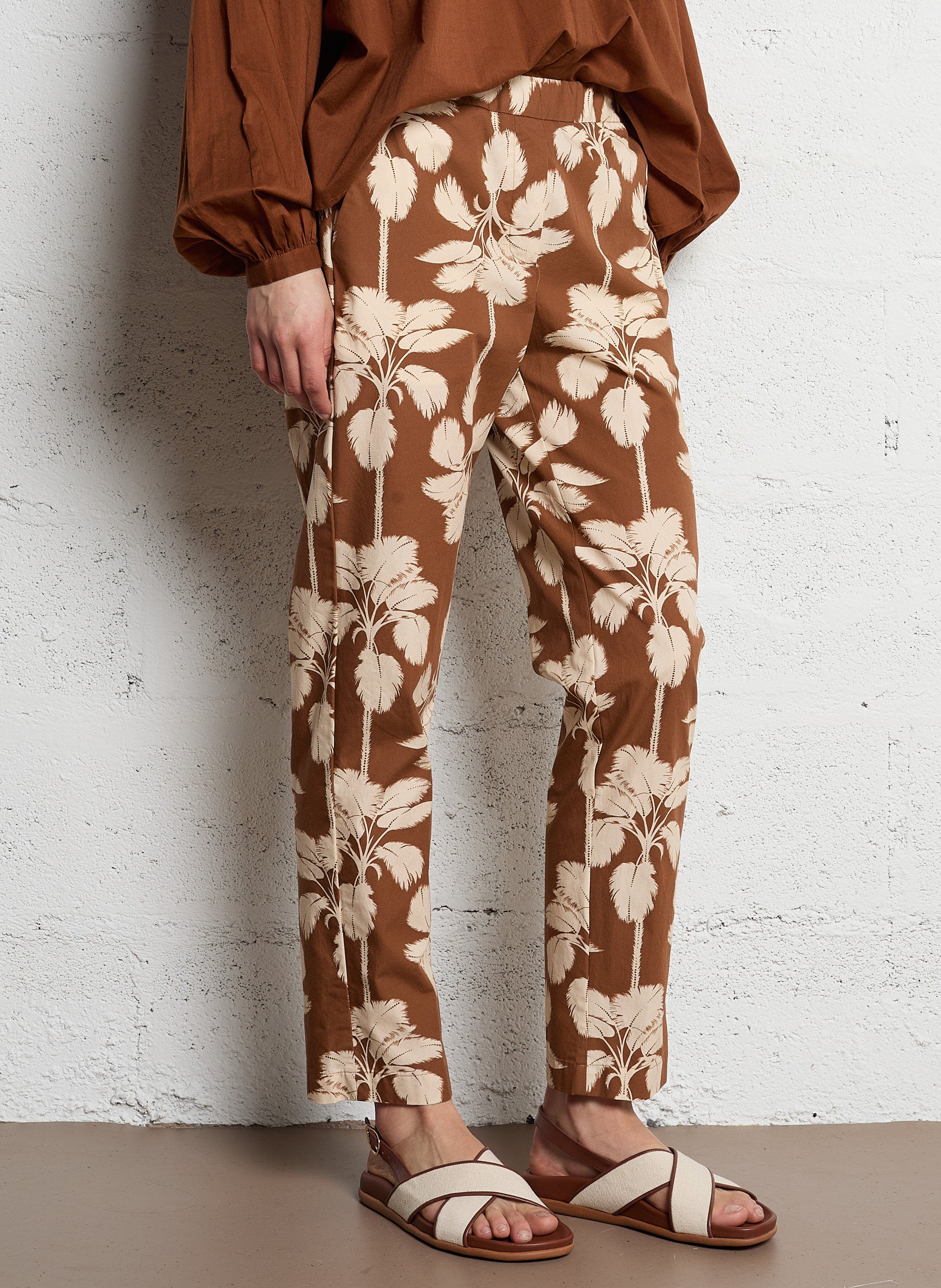 Pantalon droit en coton DIEGA