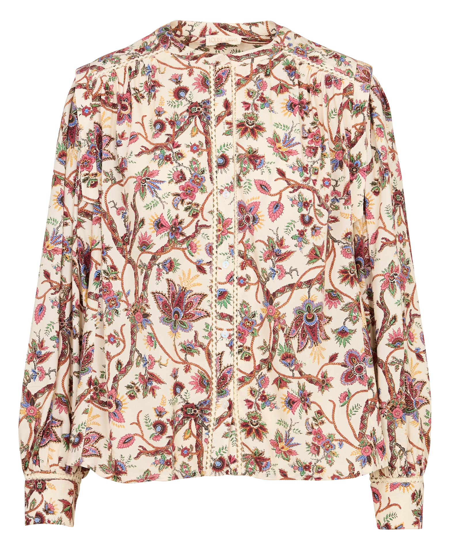 Printed jacket with round neck LOUISE MISHA Multicolored